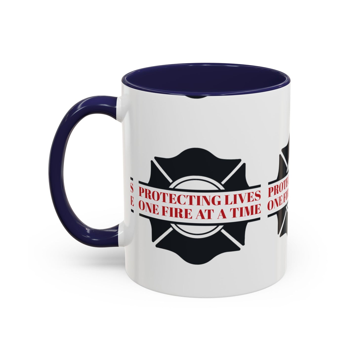 Firefighter Accent Coffee Mug – Protecting lives, one fire at a time