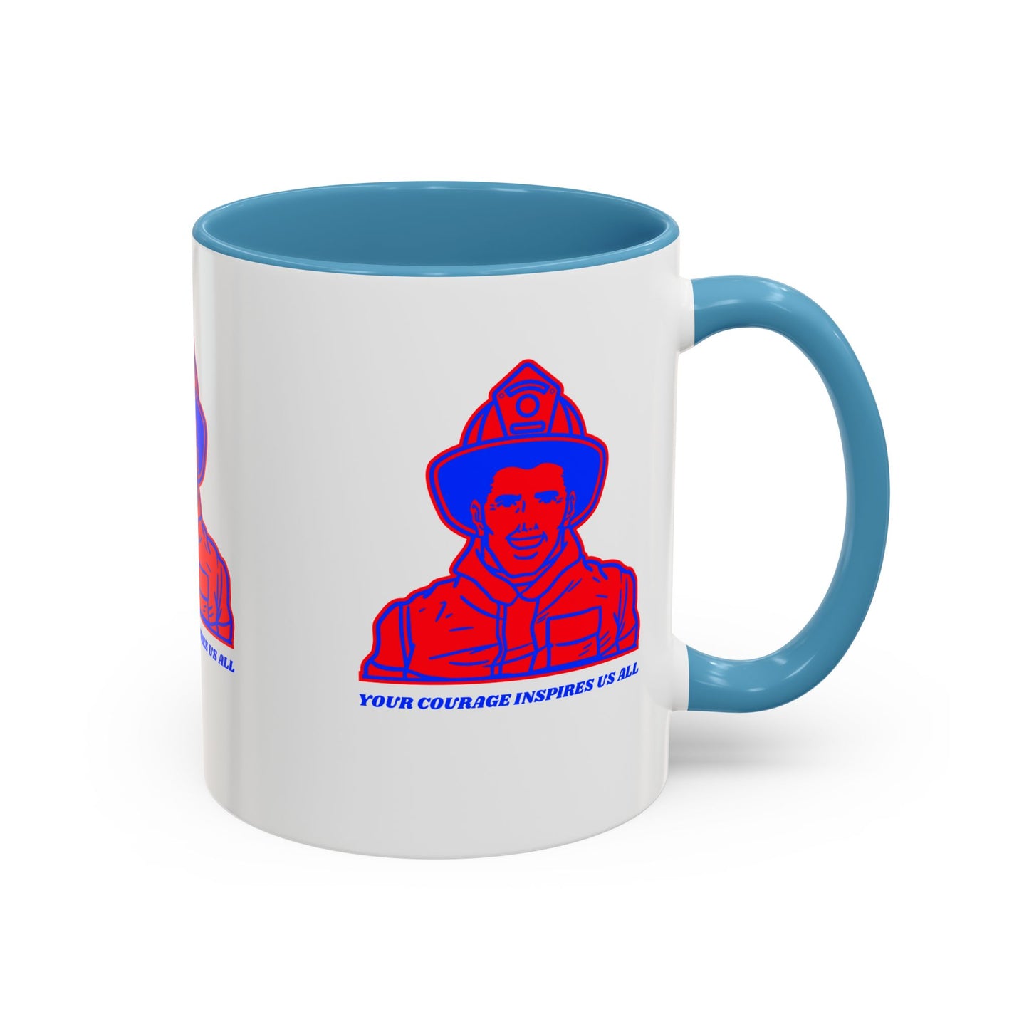 Firefighter Accent Coffee Mug – Your courage inspires us all