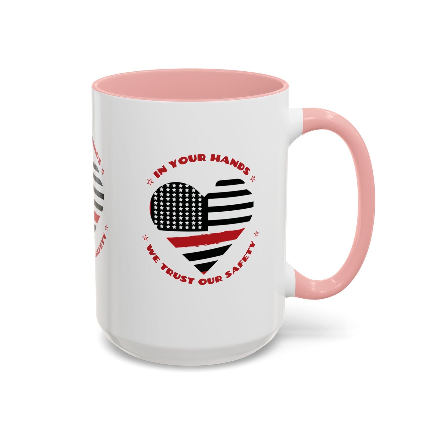Firefighter Accent Coffee Mug – In your hands, we trust our safety