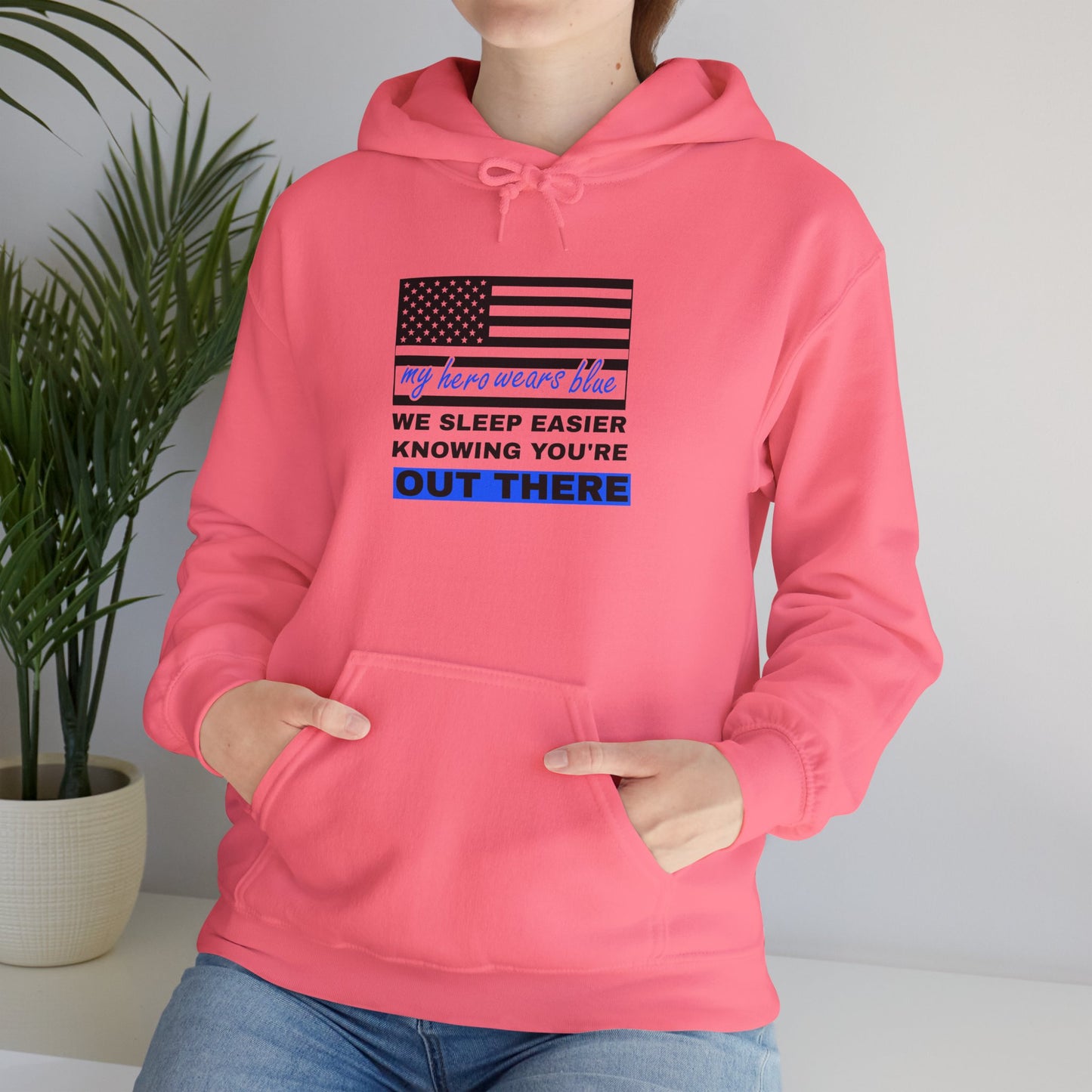 Police Hooded Sweatshirt – We sleep easier knowing you're out there