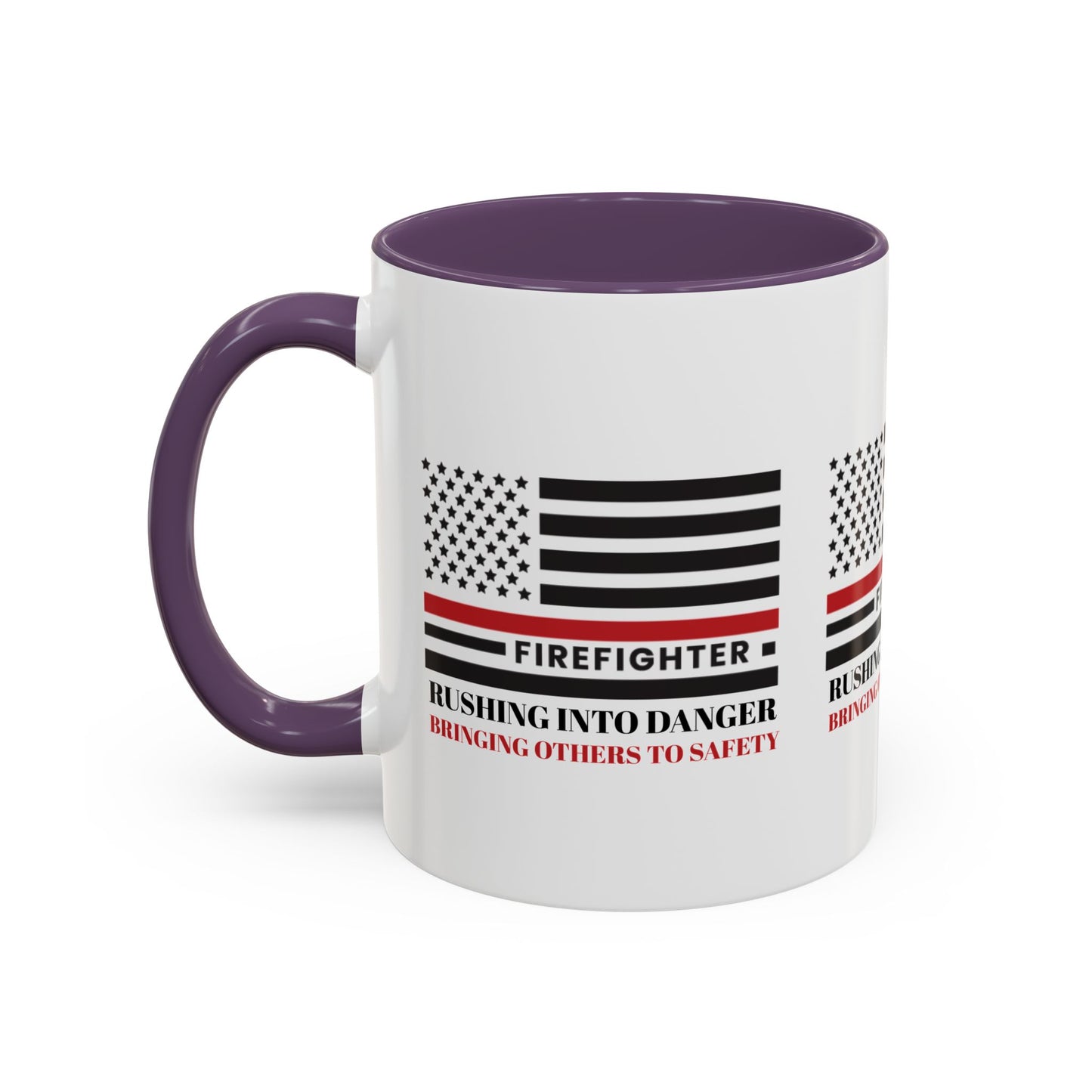 Firefighter Accent Coffee Mug – Rushing into danger, bringing others to safety