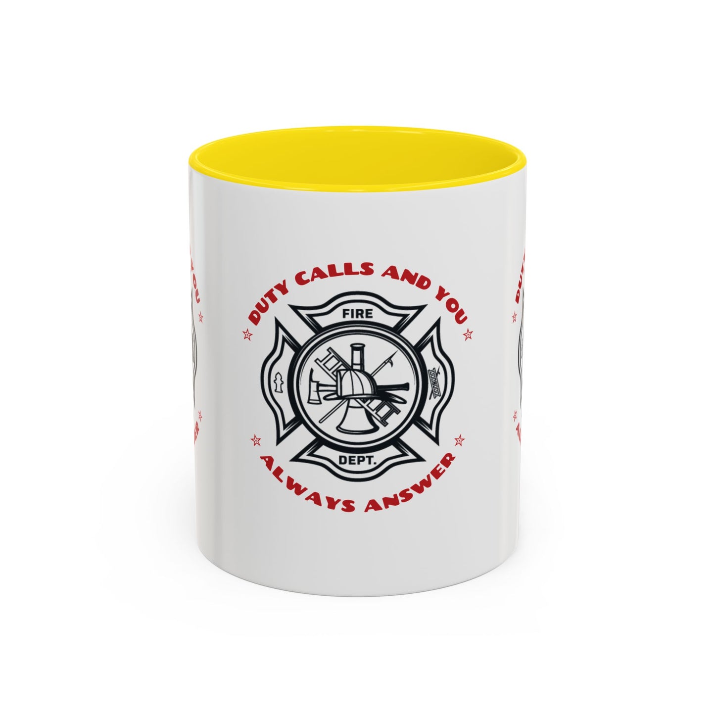 Firefighter Accent Coffee Mug – Duty calls, and you always answer