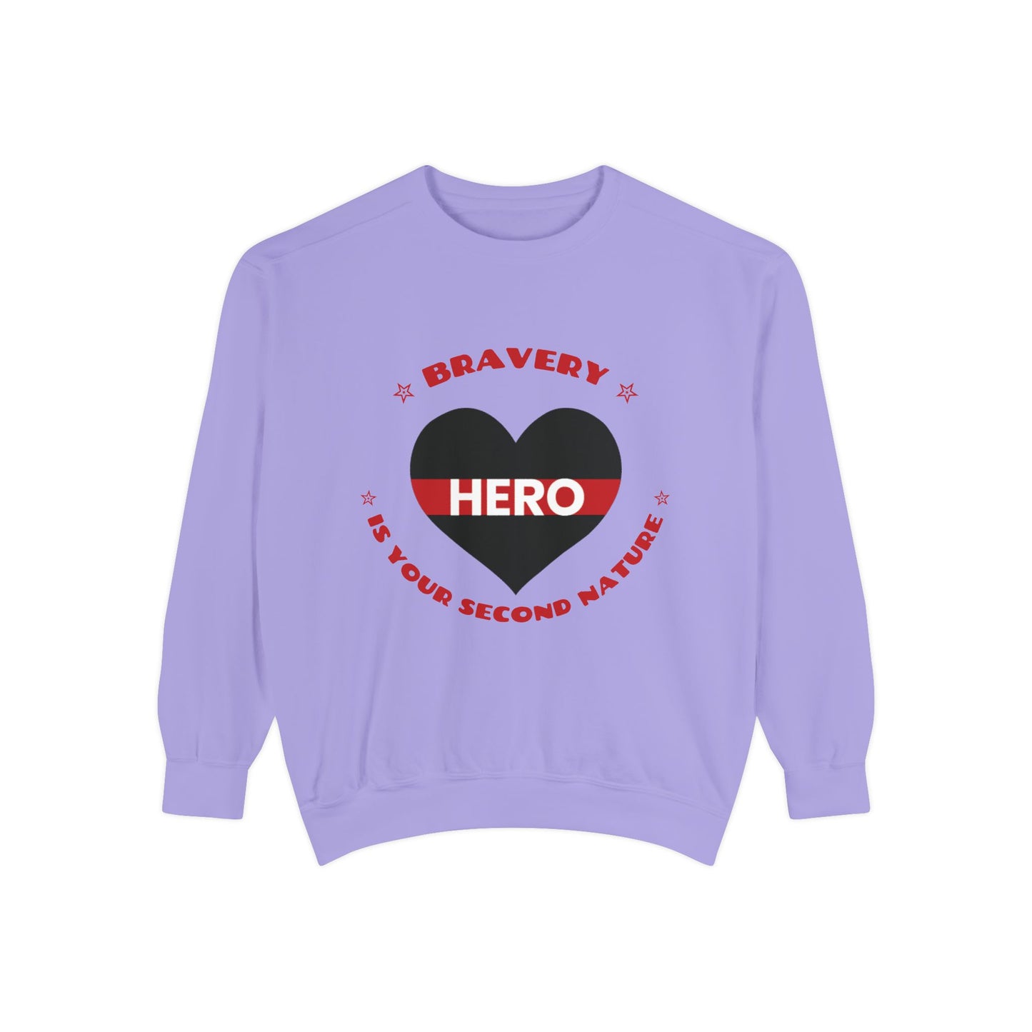 Firefighter Unisex Garment-Dyed Sweatshirt – Bravery is your second nature