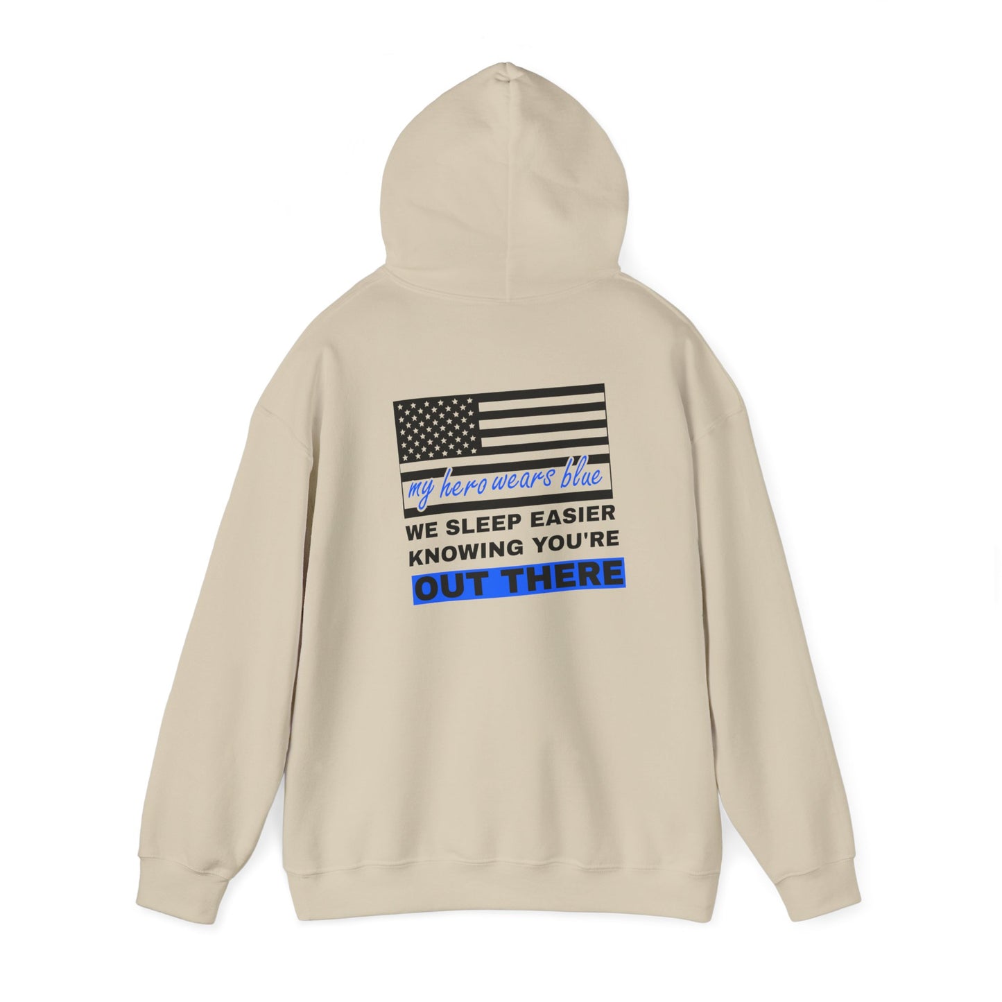 Police Hooded Sweatshirt – We sleep easier knowing you're out there