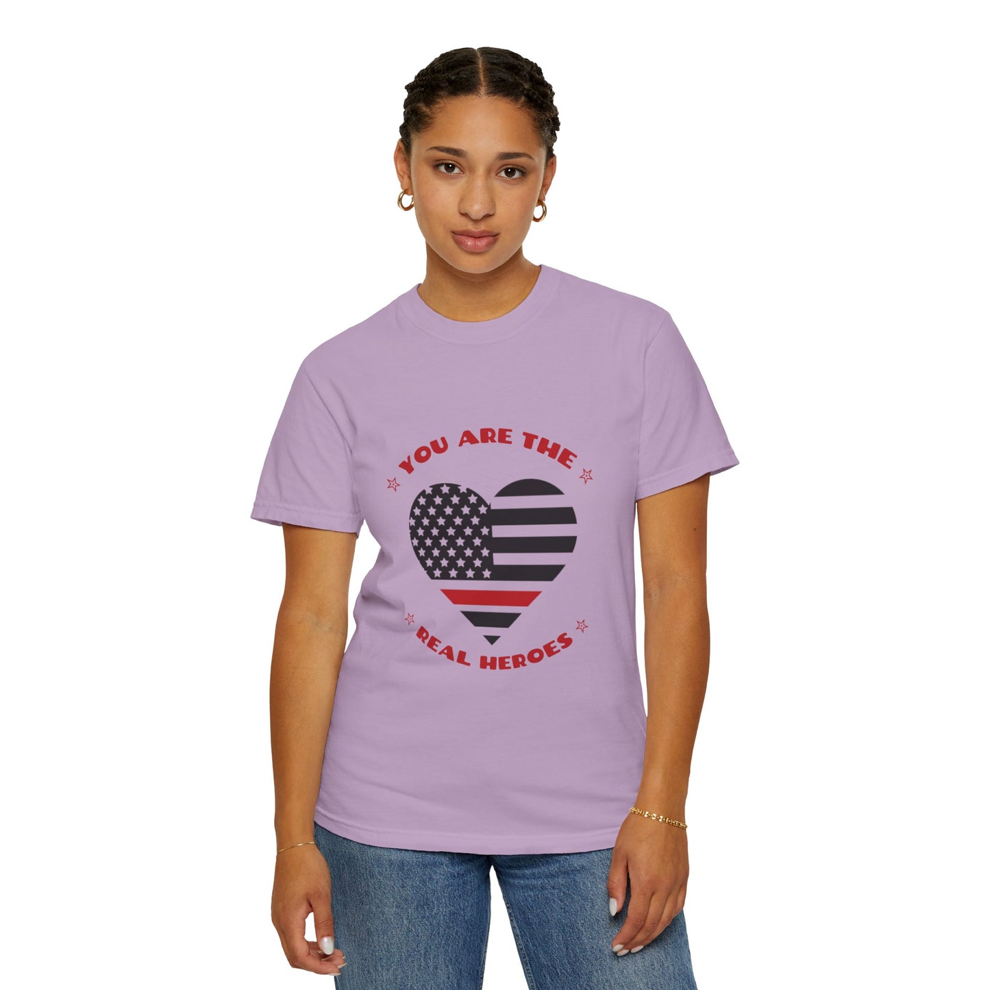 Firefighter Unisex Garment-Dyed T-Shirt – You are the real heroes