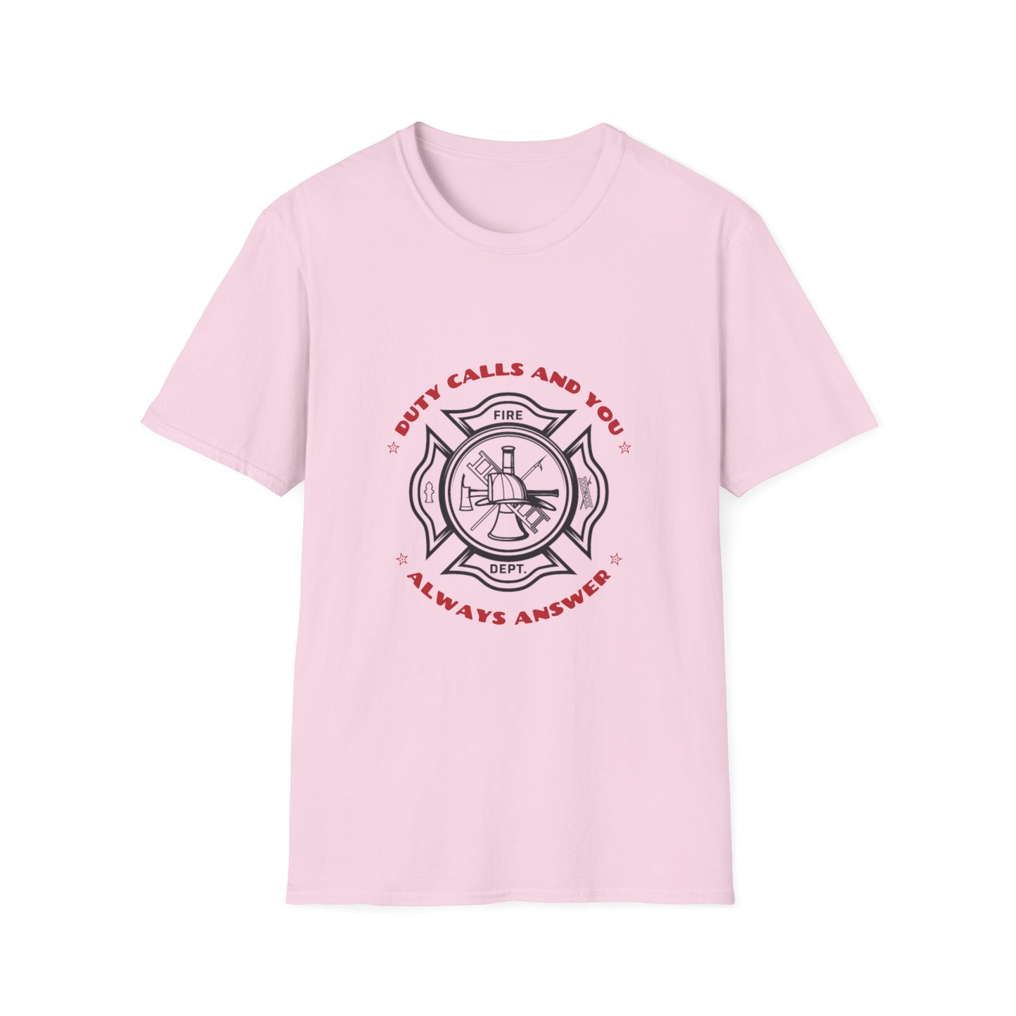 Firefighter Softstyle T-Shirt – Duty calls, and you always answer