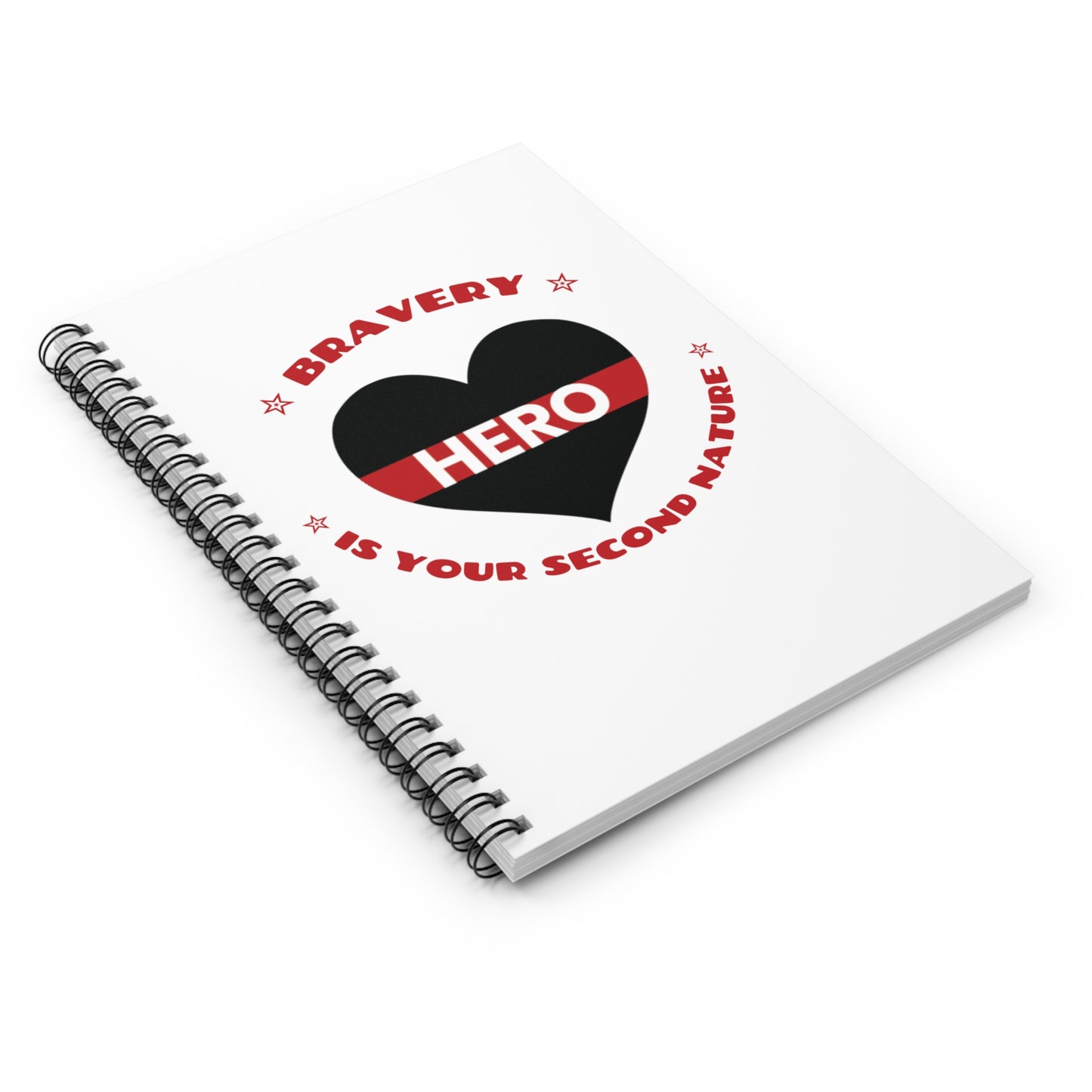 Firefighter Spiral Notebook – Bravery is your second nature