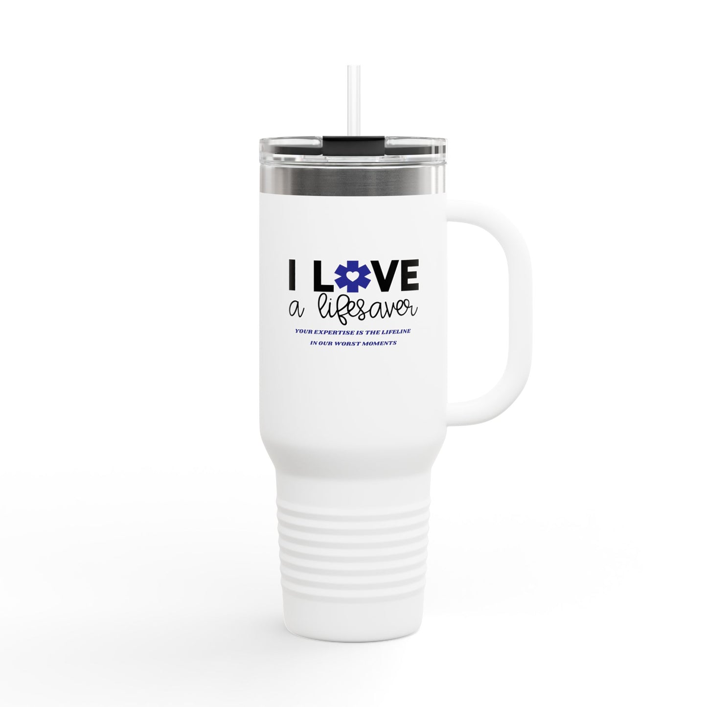 EMS Insulated Travel Mug, 40oz - Your expertise is the lifeline in our worst moments