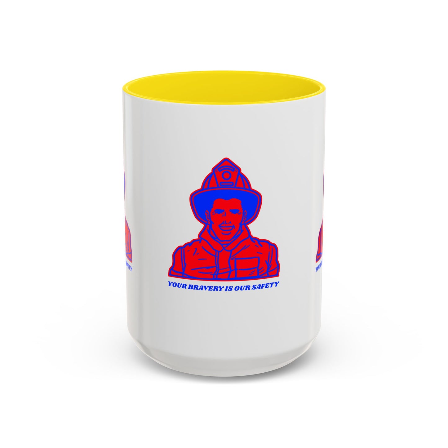 Firefighter Accent Coffee Mug – Your bravery is our safety