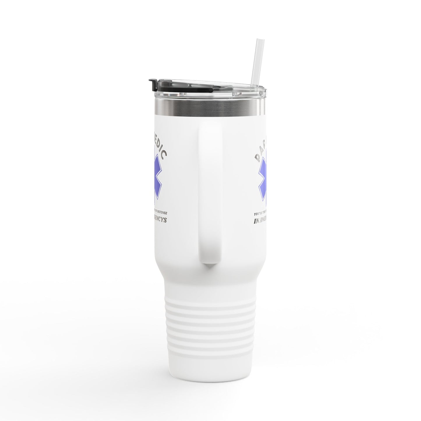 EMS Insulated Travel Mug, 40oz - You’re the first line of defense in an emergency
