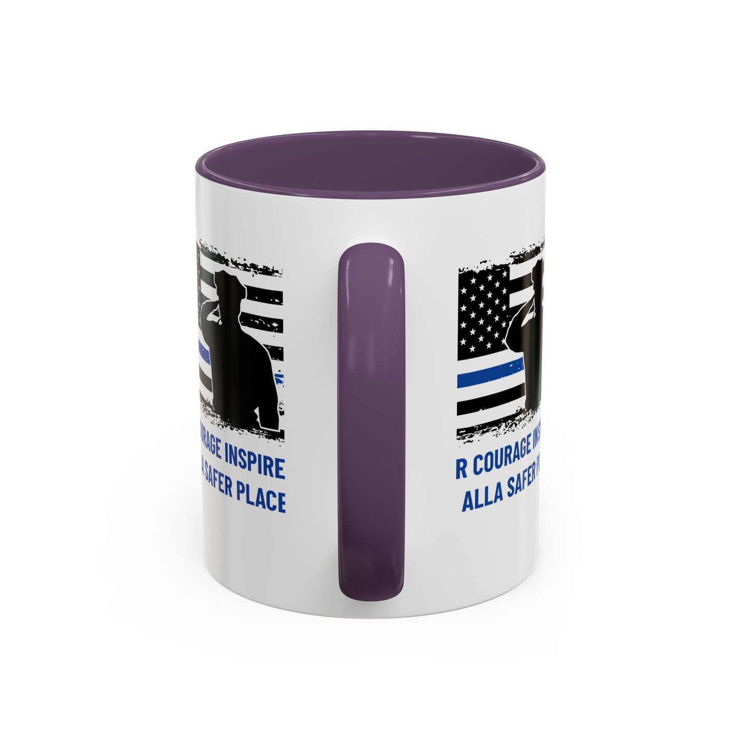Police Accent Coffee Mug – Your courage inspires us all