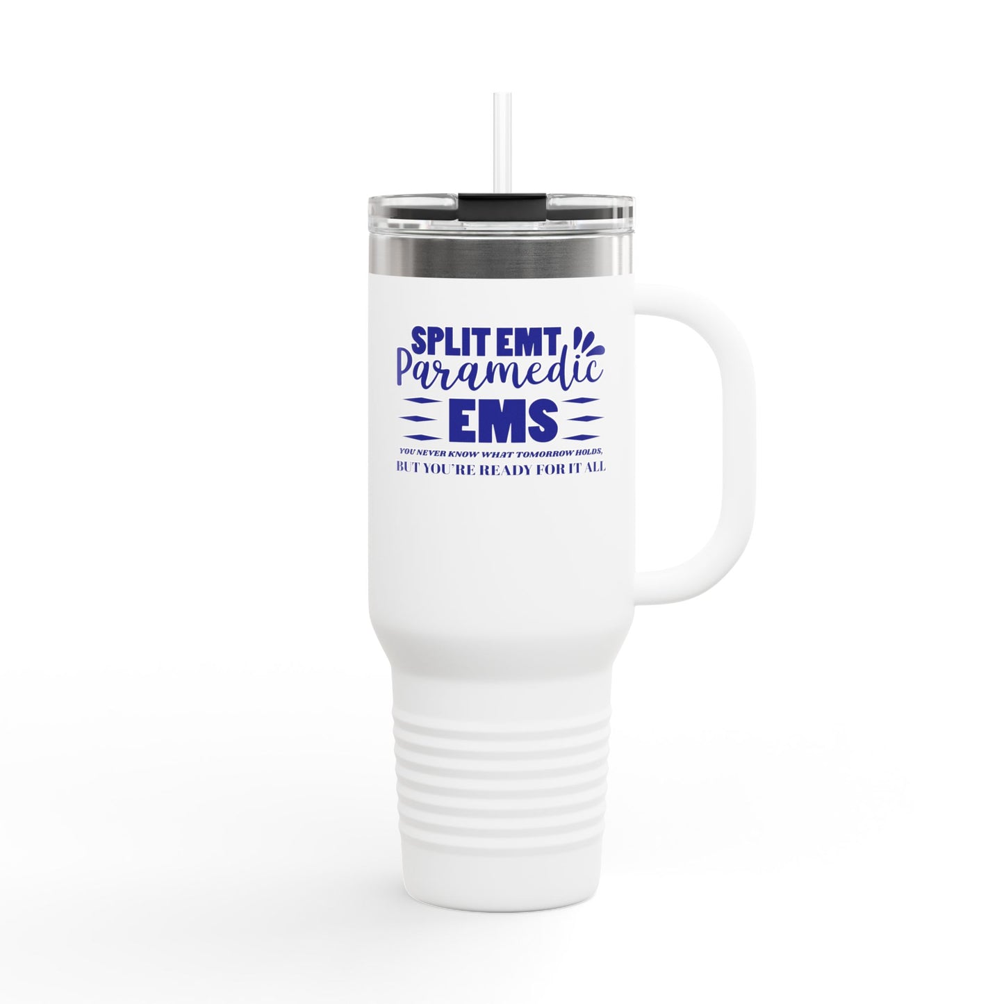 EMS Insulated Travel Mug, 40oz - You never know what tomorrow holds, but you’re ready for it all