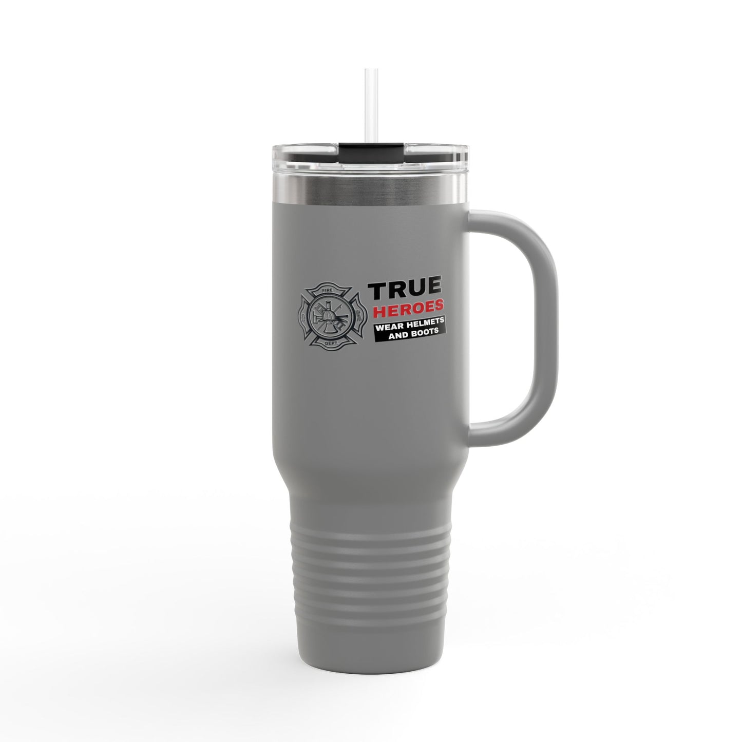 Firefighter Insulated Travel Mug, 40oz – True heroes wear helmets and boots