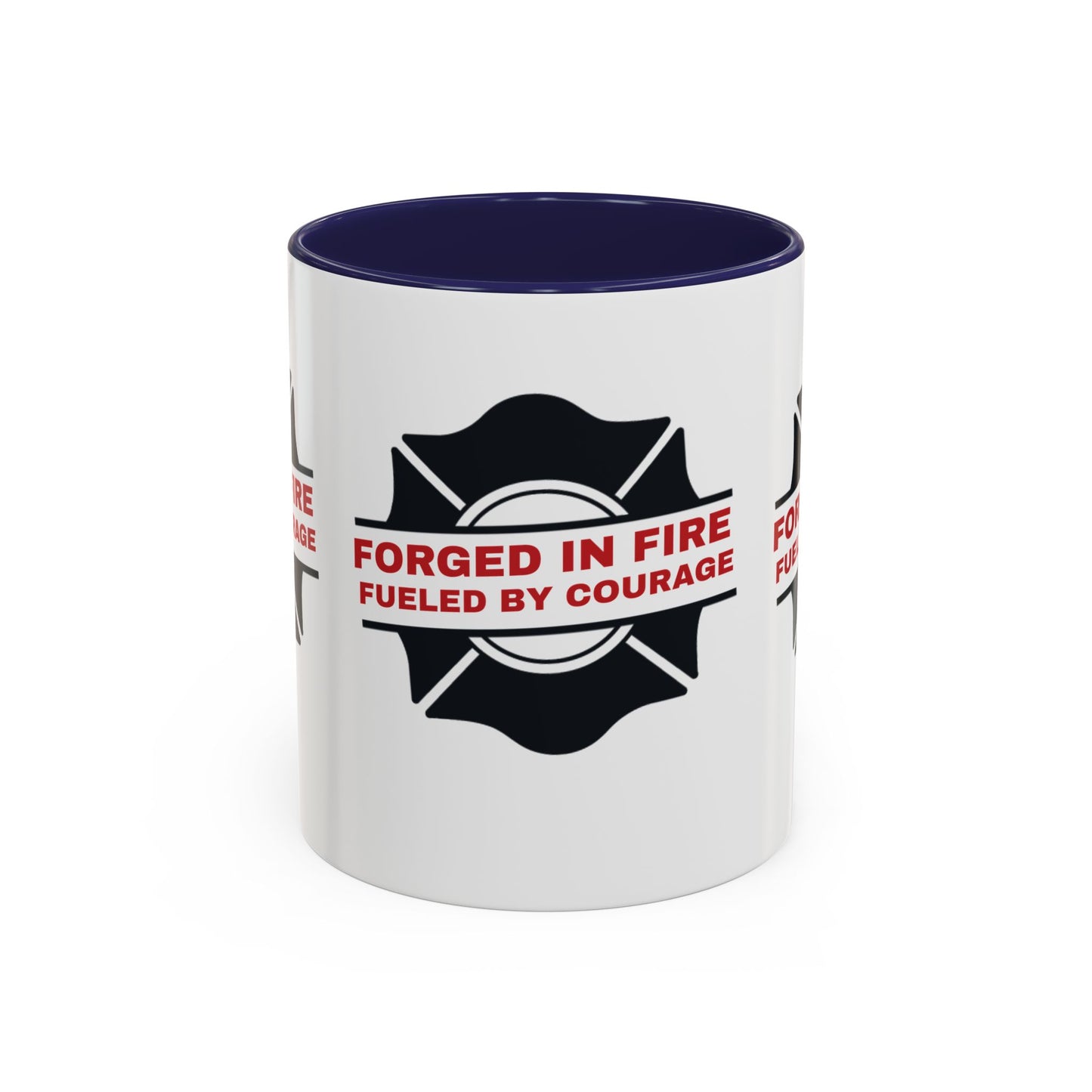 Firefighter Accent Coffee Mug – Forged in fire, fueled by courage