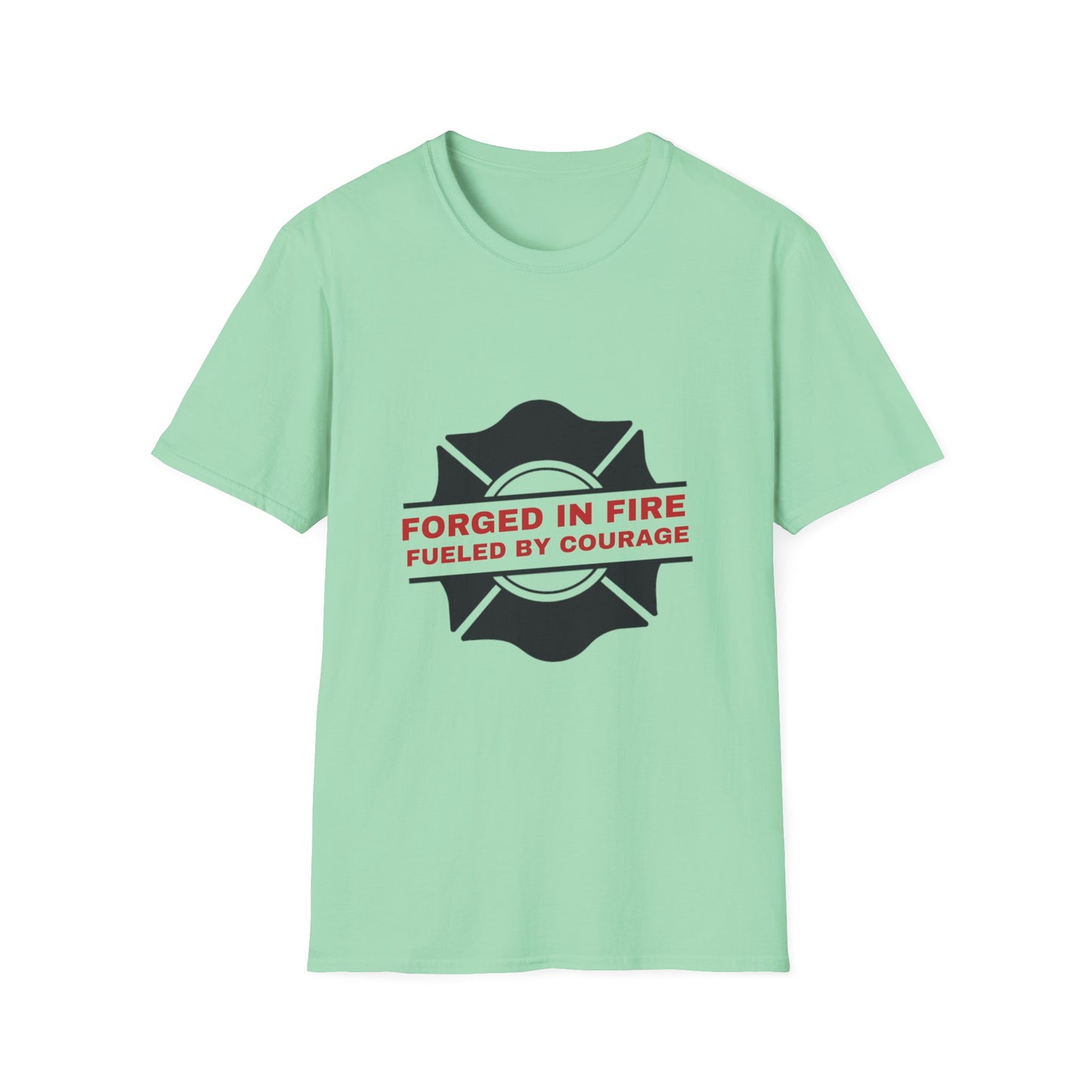 Firefighter Softstyle T-Shirt – Forged in fire, fueled by courage