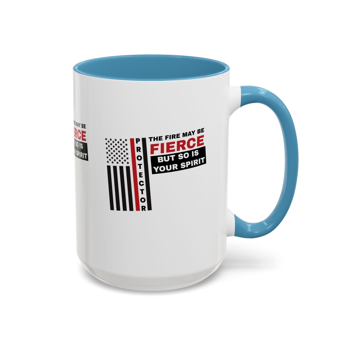 Firefighter Accent Coffee Mug – The fire may be fierce, but so is your spirit