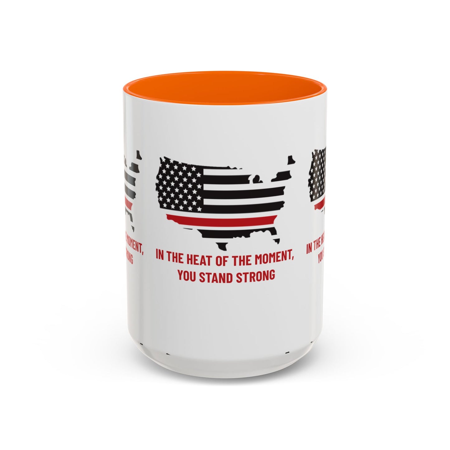 Firefighter Accent Coffee Mug – In the heat of the moment, you stand strong
