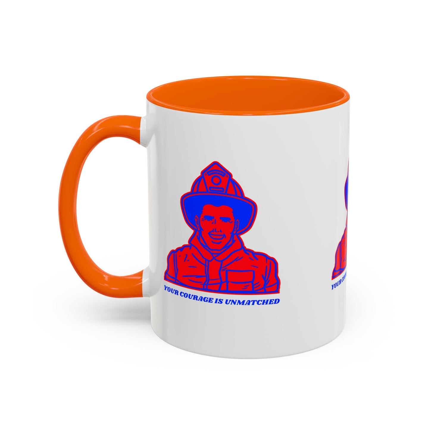 Firefighter Accent Coffee Mug – Your courage is unmatched