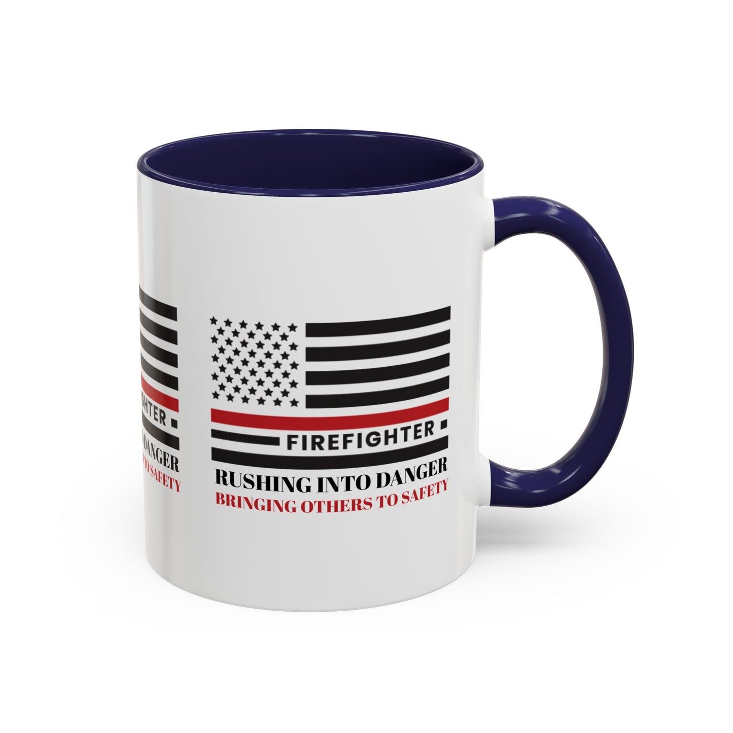 Firefighter Accent Coffee Mug – Rushing into danger, bringing others to safety