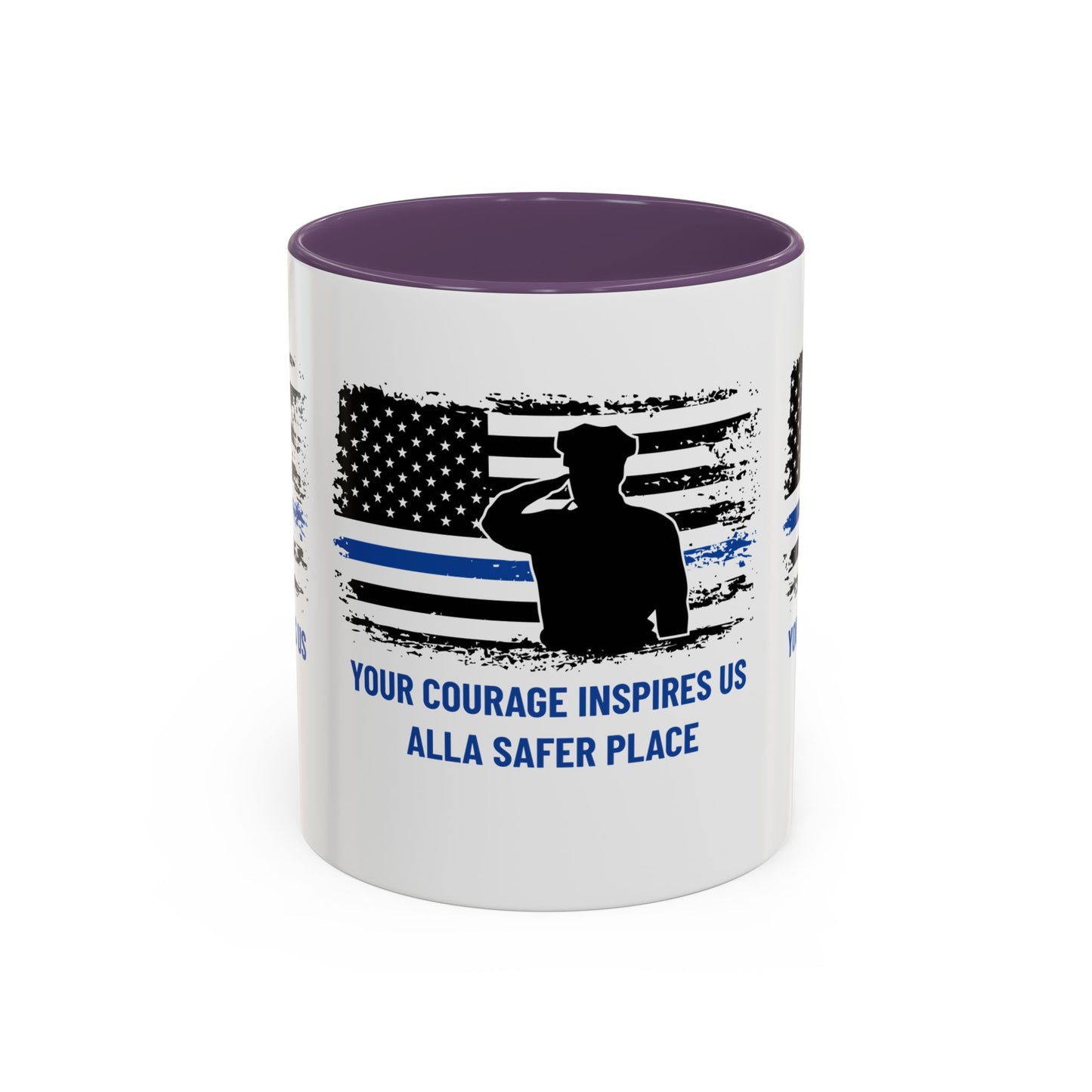 Police Accent Coffee Mug – Your courage inspires us all