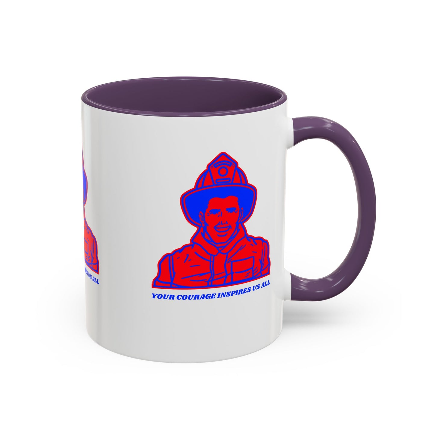 Firefighter Accent Coffee Mug – Your courage inspires us all