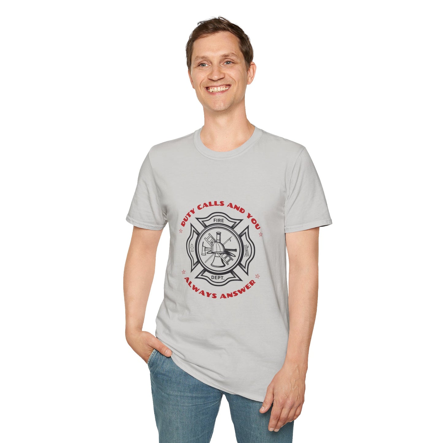 Firefighter Softstyle T-Shirt – Duty calls, and you always answer
