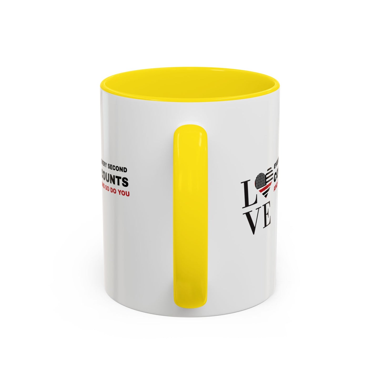 Firefighter Accent Coffee Mug – Every second counts, and so do you