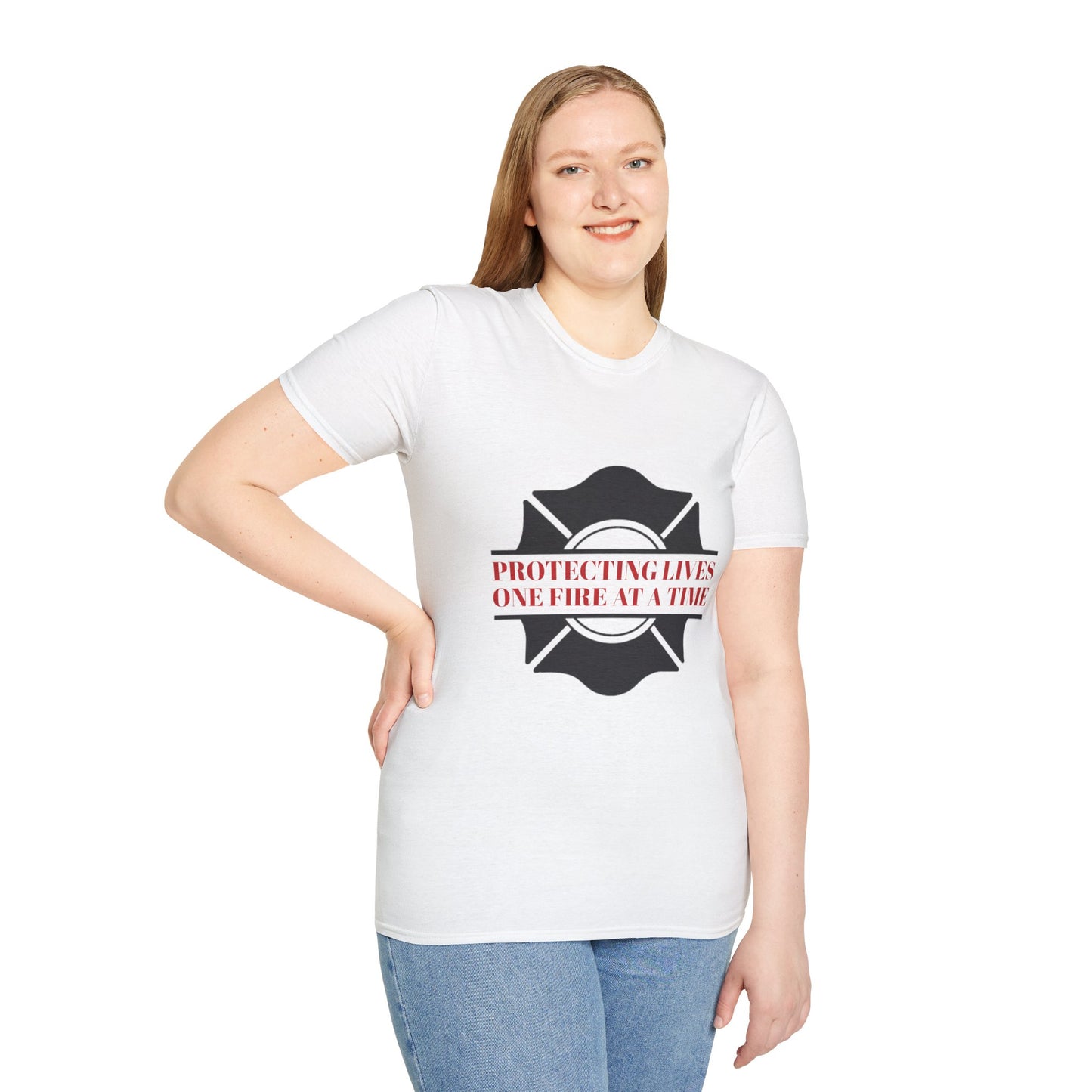 Firefighter Softstyle T-Shirt – Protecting lives, one fire at a time