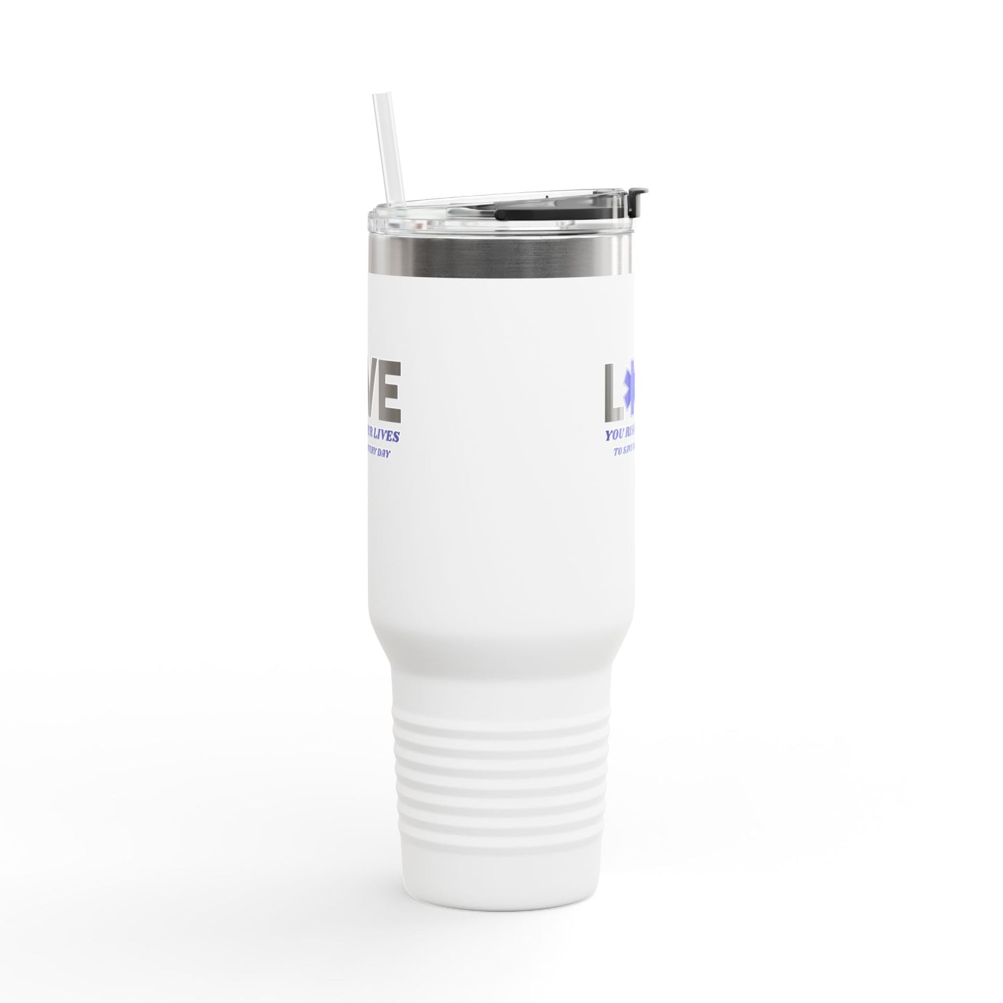 EMS Insulated Travel Mug, 40oz - You risk your lives to save ours every day