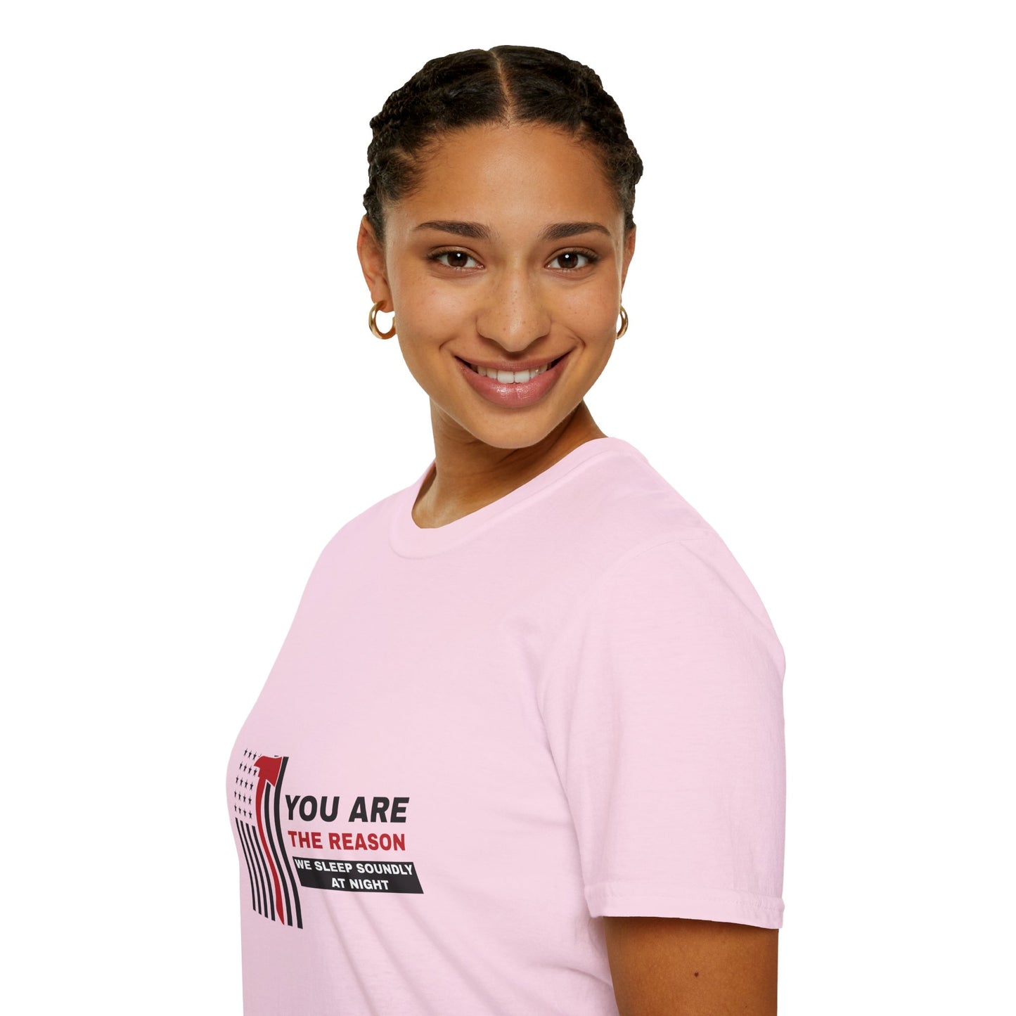 Firefighter Softstyle T-Shirt – You are the reason we sleep soundly at night
