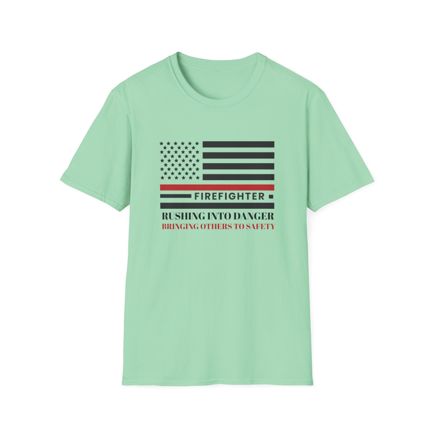 Firefighter Softstyle T-Shirt – Rushing into danger, bringing others to safety