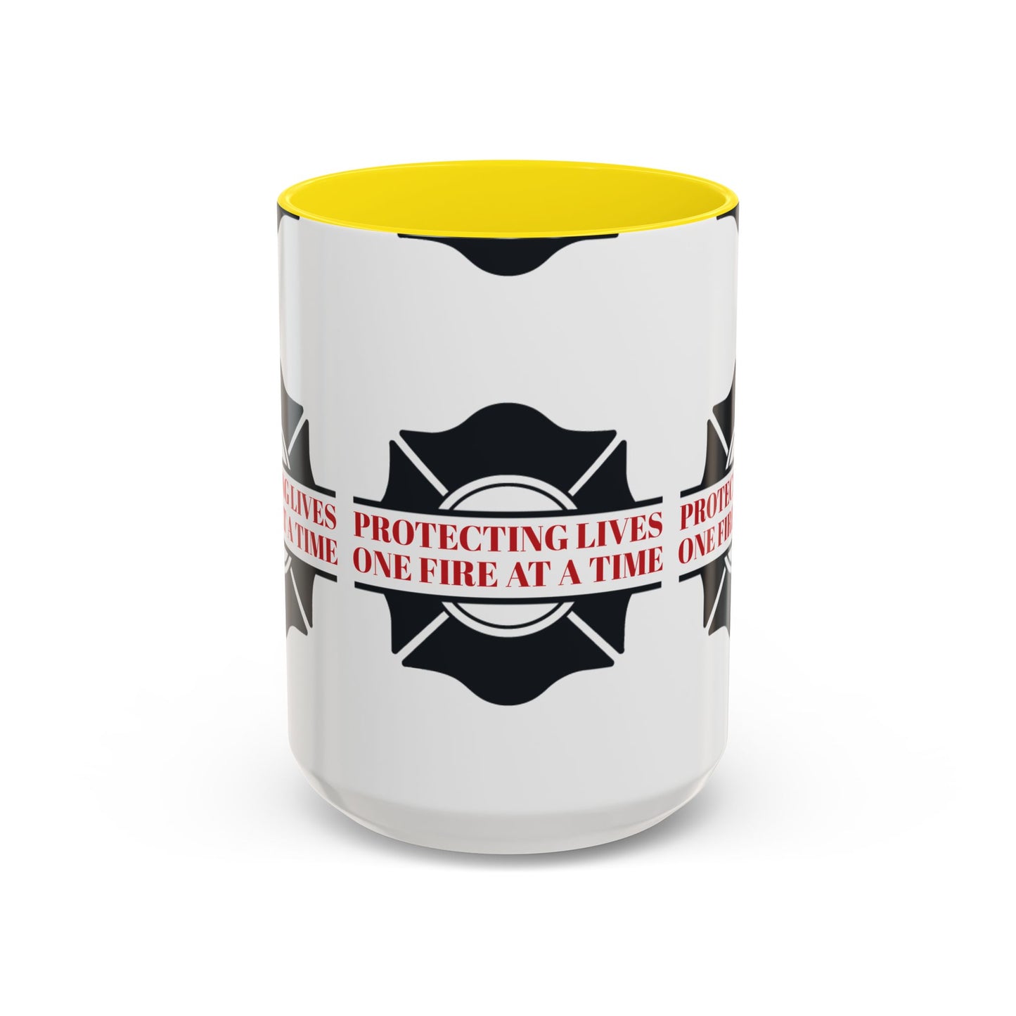 Firefighter Accent Coffee Mug – Protecting lives, one fire at a time