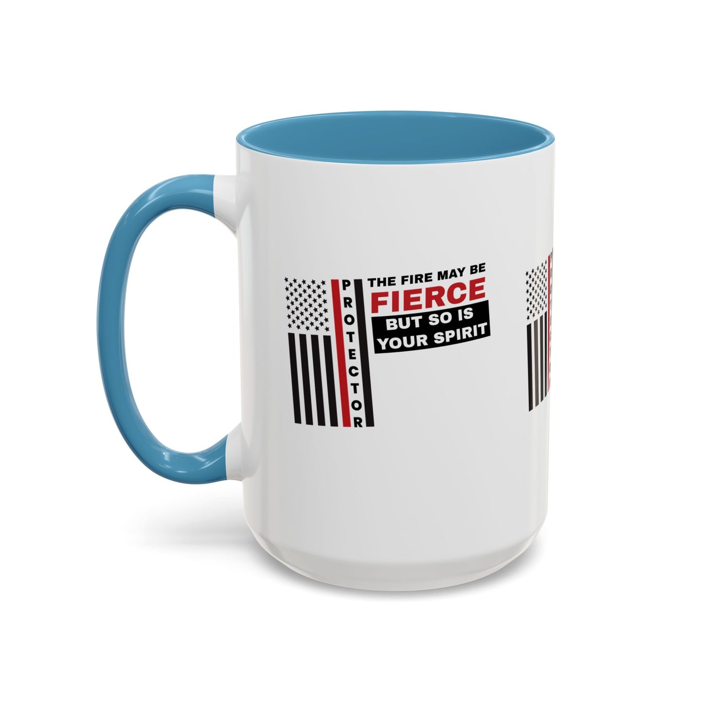 Firefighter Accent Coffee Mug – The fire may be fierce, but so is your spirit