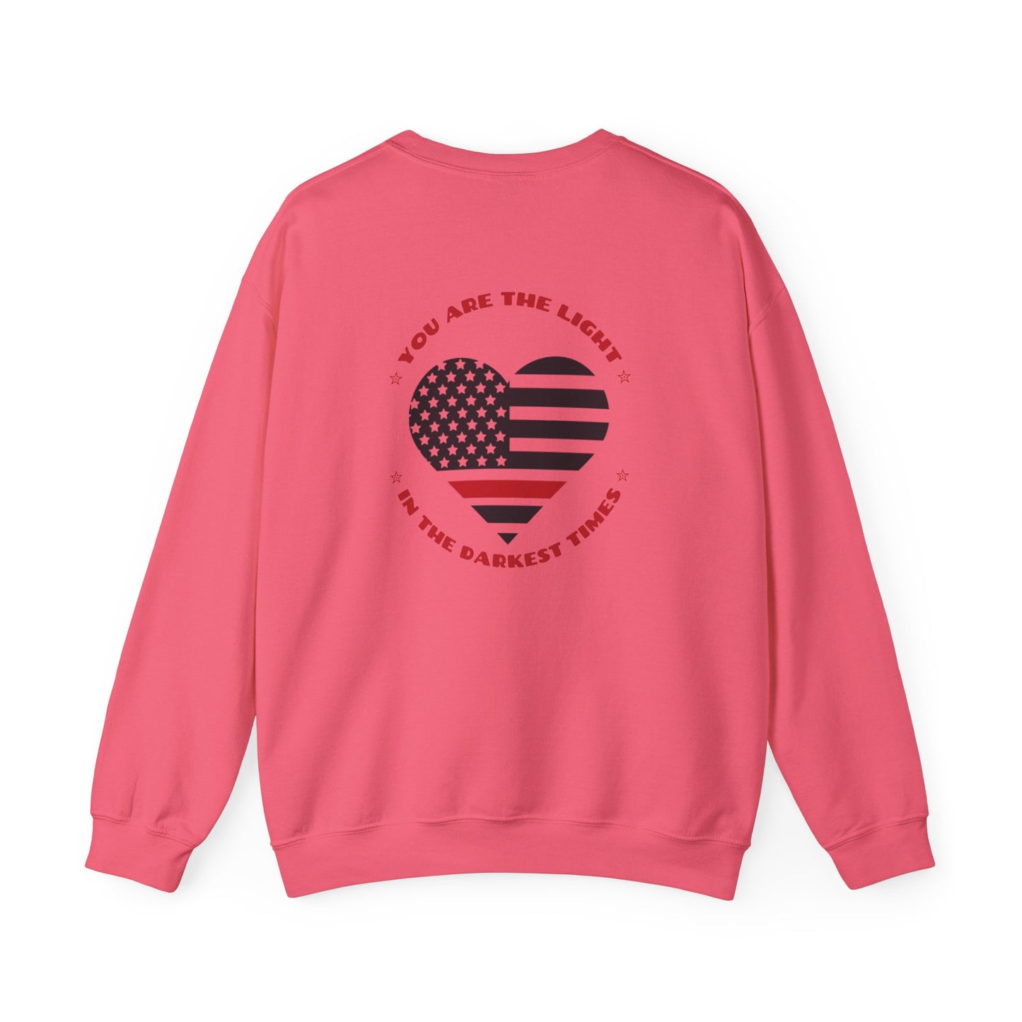 Firefighter Unisex Heavy Blend Crewneck Sweatshirt – You are the light in the darkest times