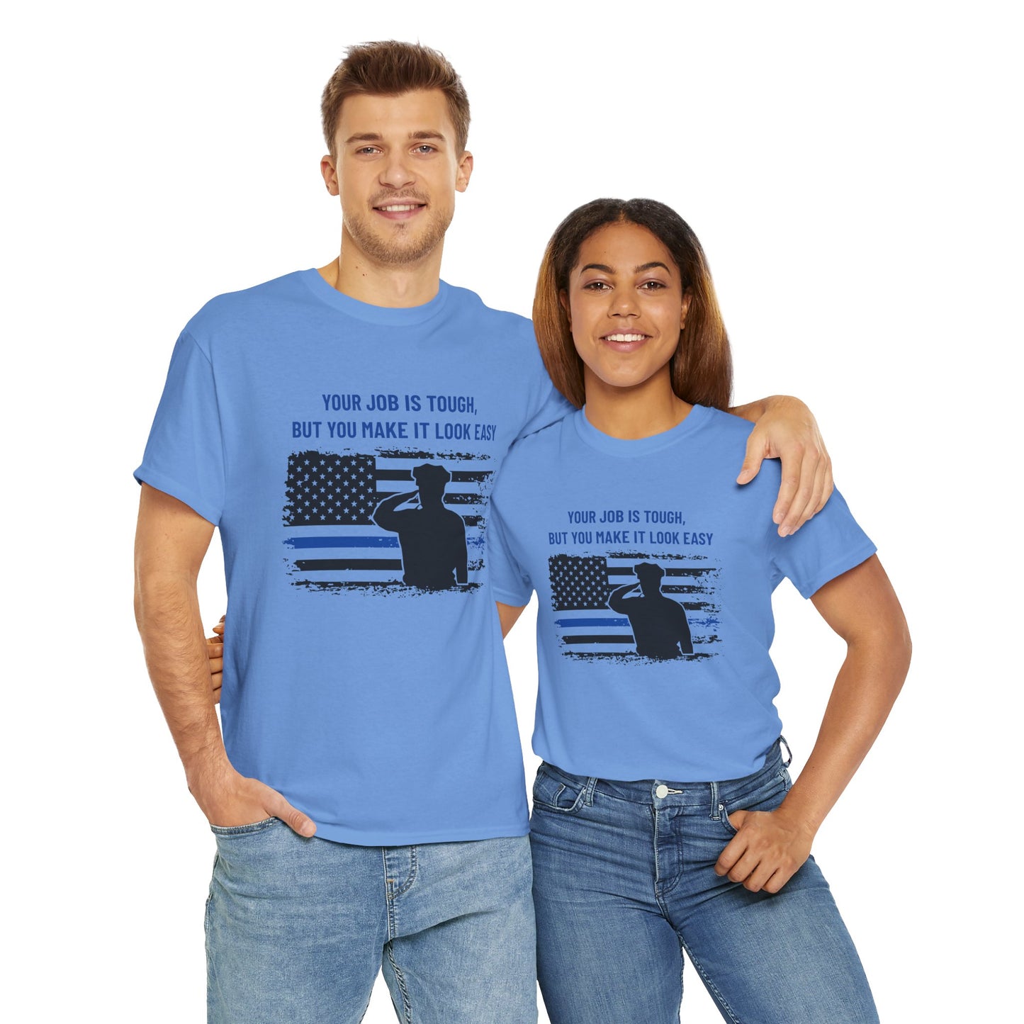 Police Heavy Cotton Tee – Your job is tough, but you make it look easy