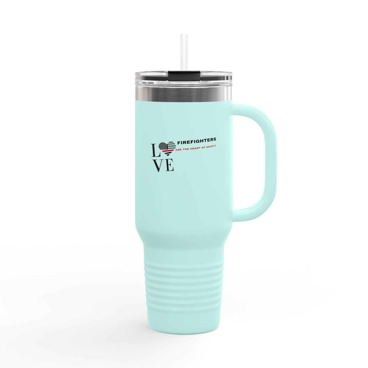 Firefighter Insulated Travel Mug, 40oz – Firefighters are the heart of safety