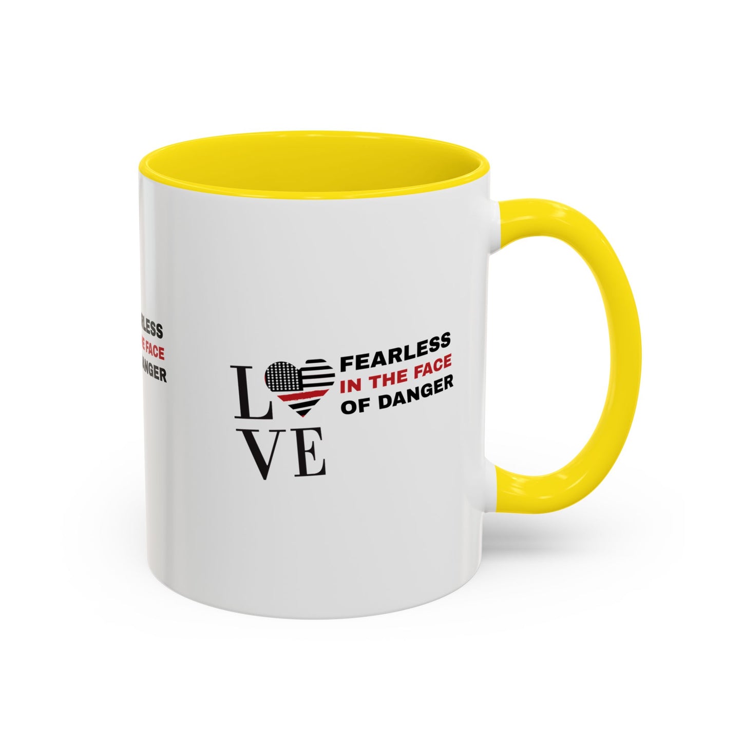 Firefighter Accent Coffee Mug – Fearless in the face of danger