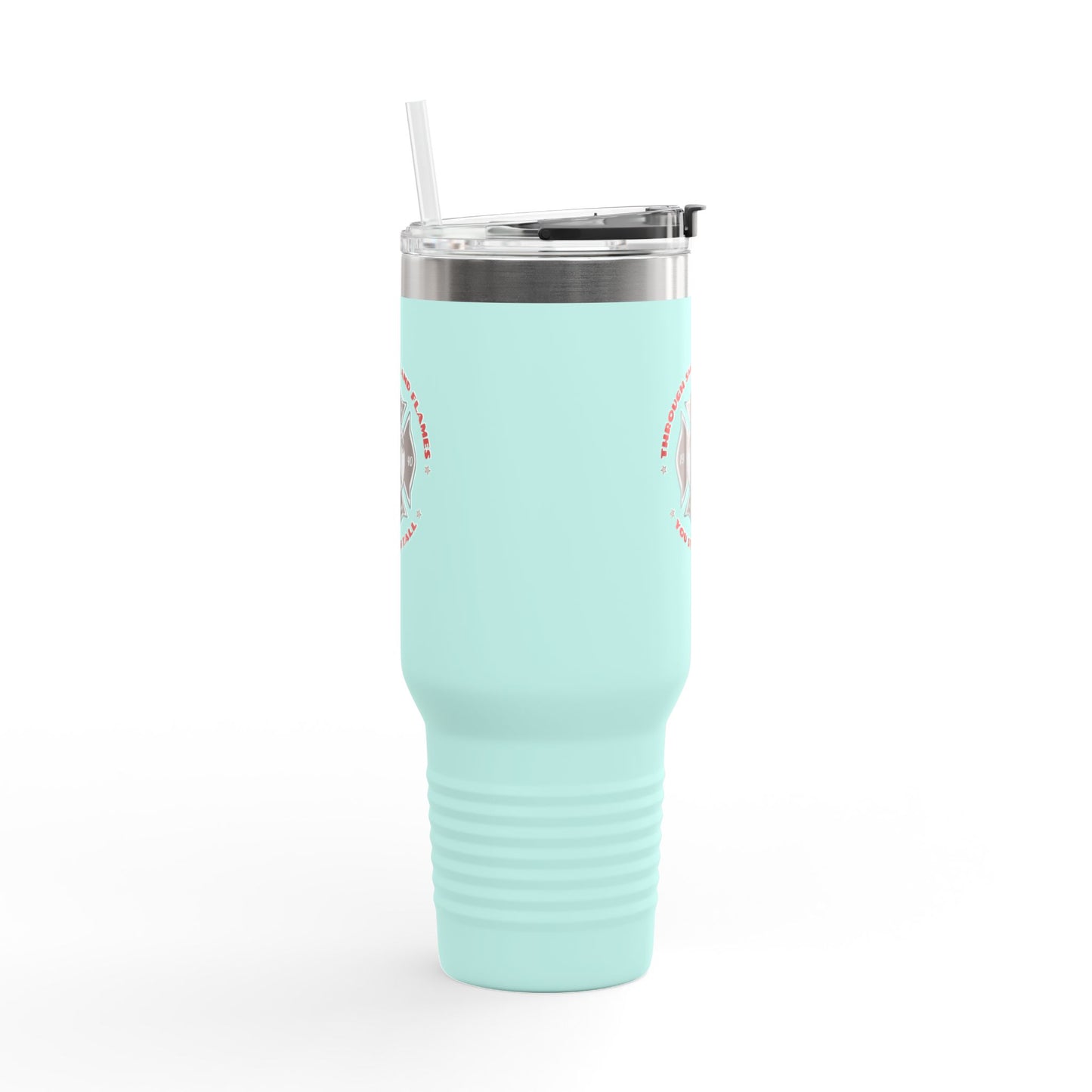 Firefighter Insulated Travel Mug, 40oz – Through smoke and flames, you stand tall