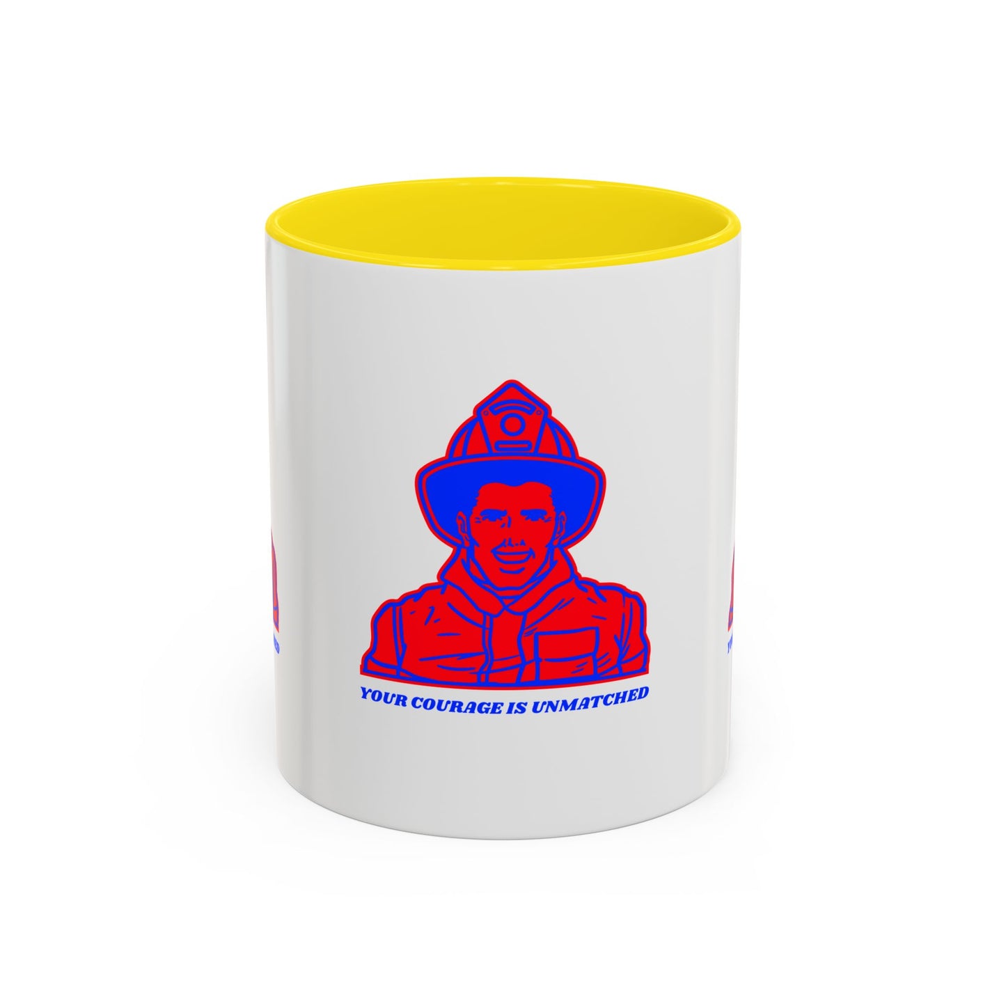 Firefighter Accent Coffee Mug – Your courage is unmatched