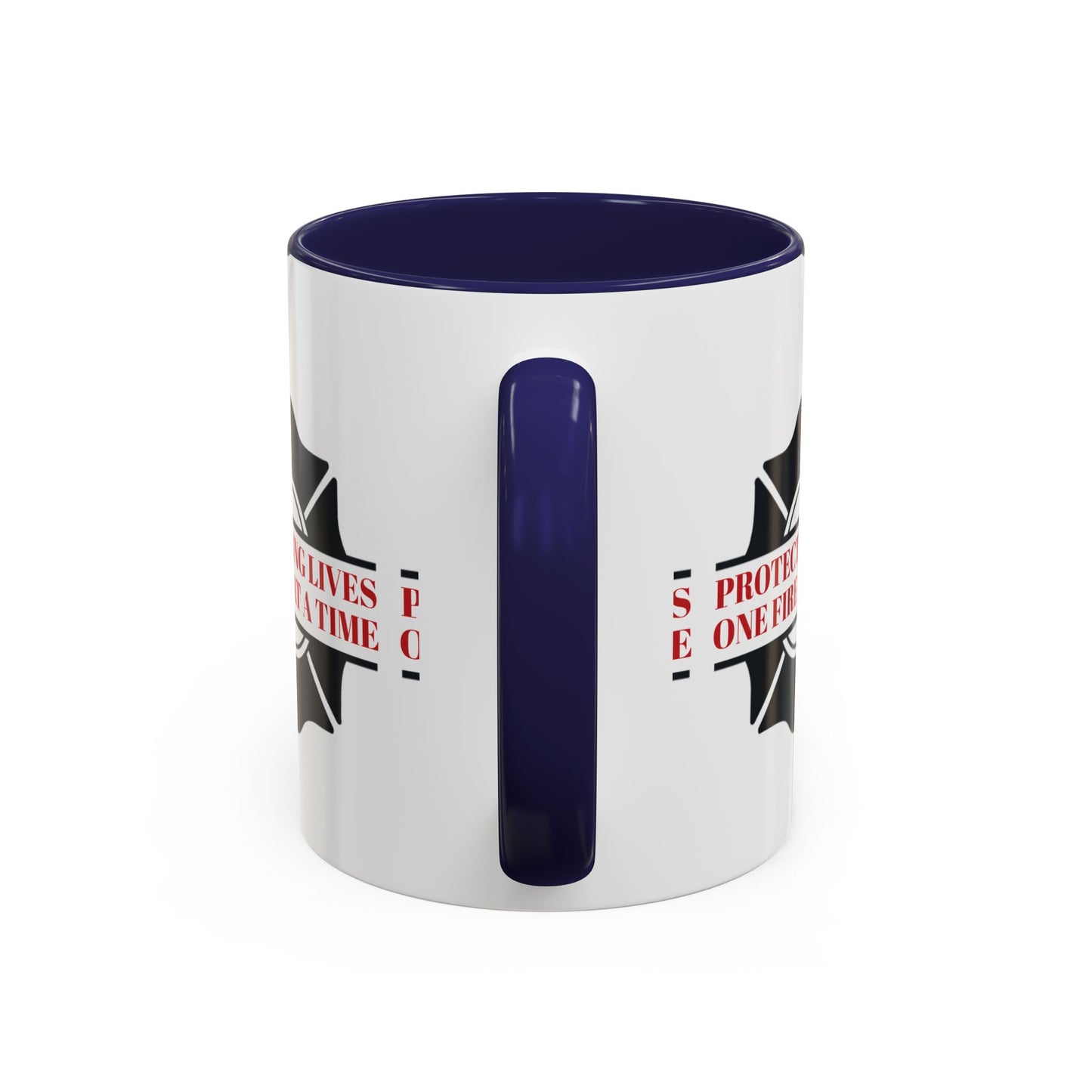 Firefighter Accent Coffee Mug – Protecting lives, one fire at a time