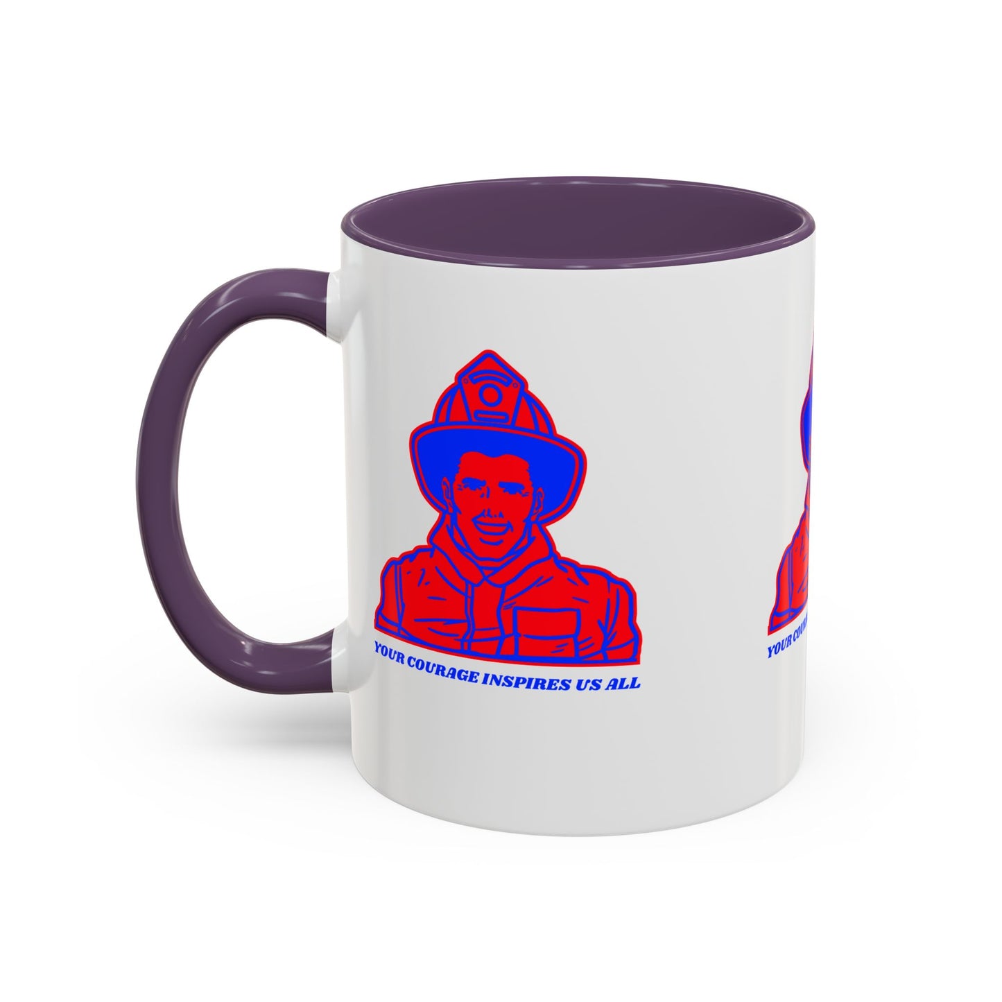Firefighter Accent Coffee Mug – Your courage inspires us all