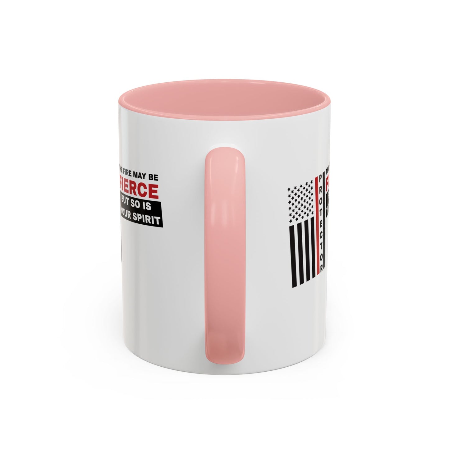 Firefighter Accent Coffee Mug – The fire may be fierce, but so is your spirit