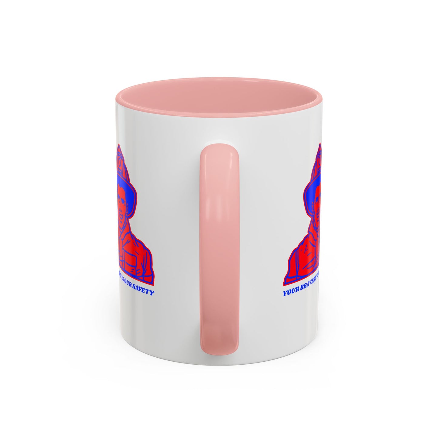 Firefighter Accent Coffee Mug – Your bravery is our safety