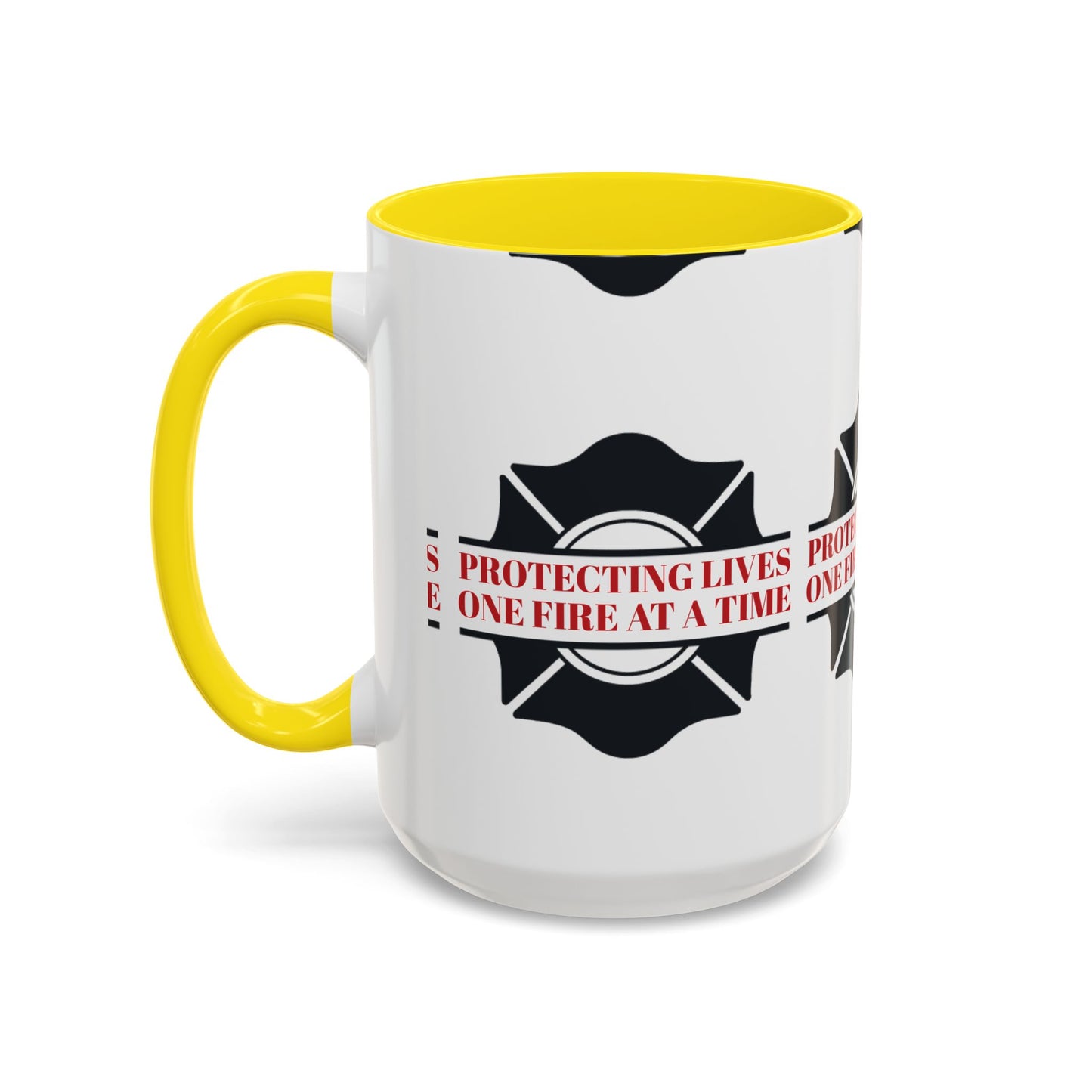 Firefighter Accent Coffee Mug – Protecting lives, one fire at a time