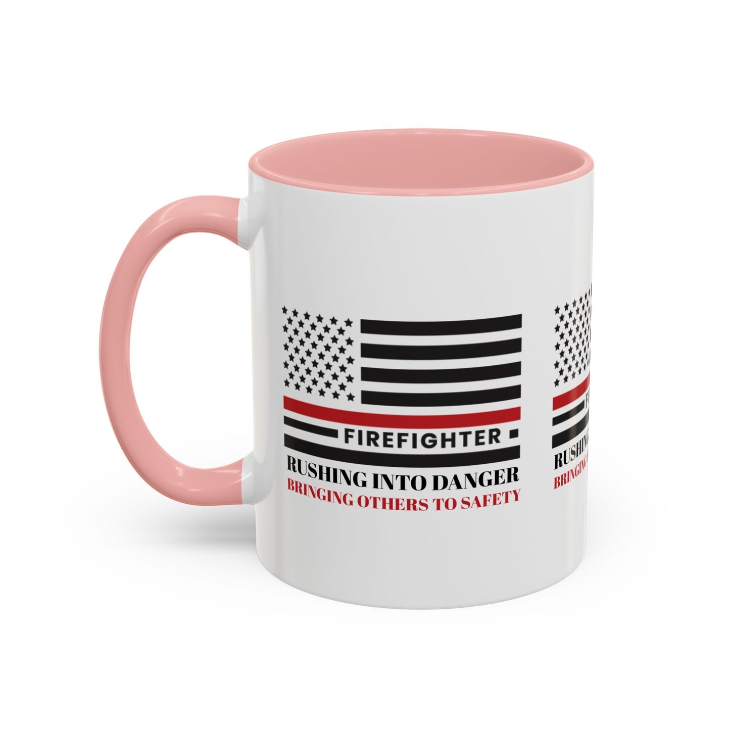 Firefighter Accent Coffee Mug – Rushing into danger, bringing others to safety