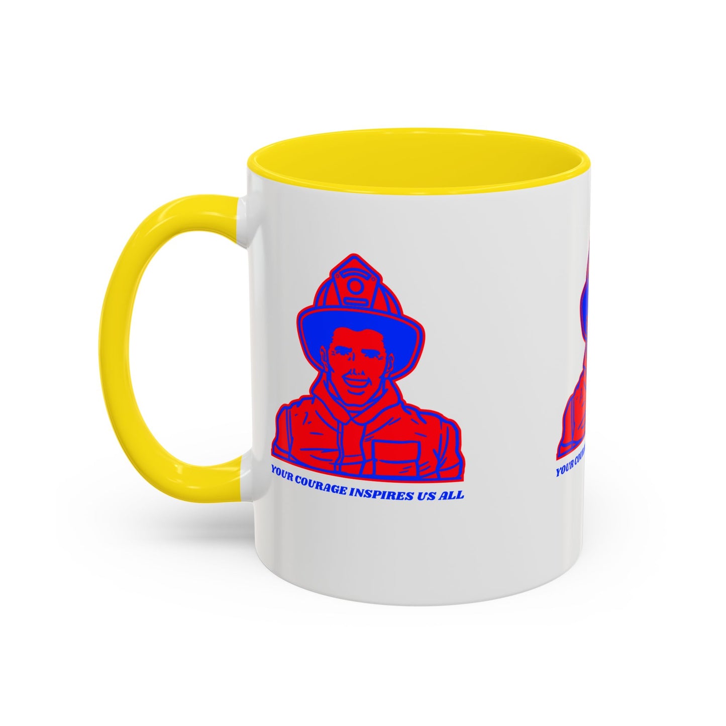 Firefighter Accent Coffee Mug – Your courage inspires us all