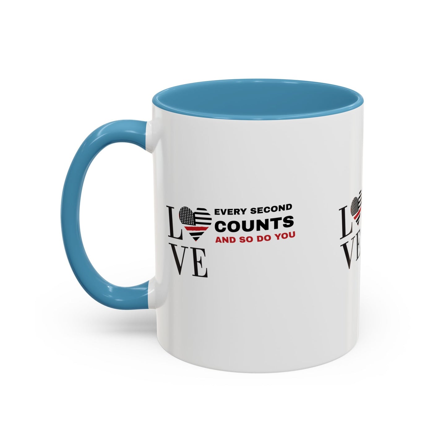 Firefighter Accent Coffee Mug – Every second counts, and so do you