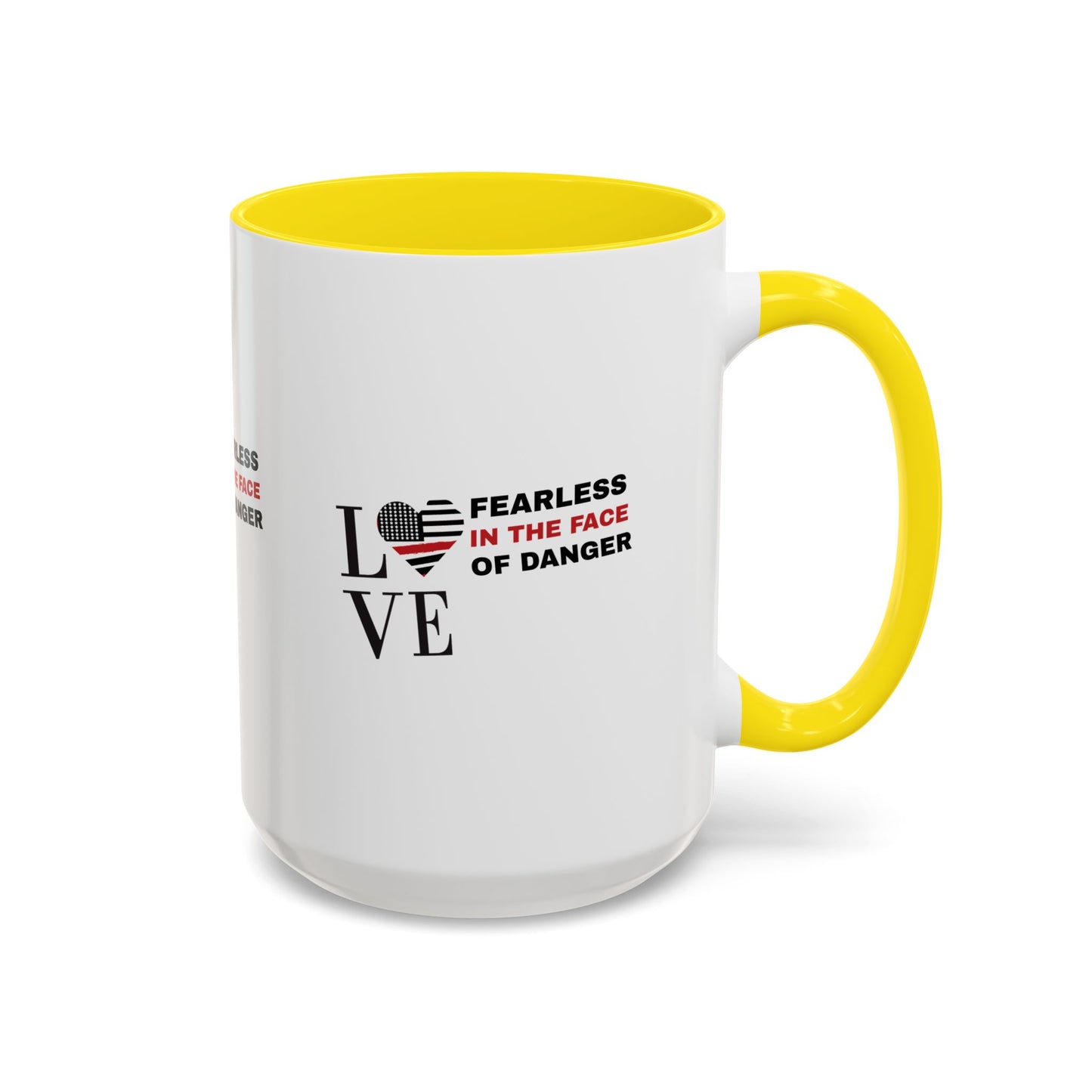 Firefighter Accent Coffee Mug – Fearless in the face of danger