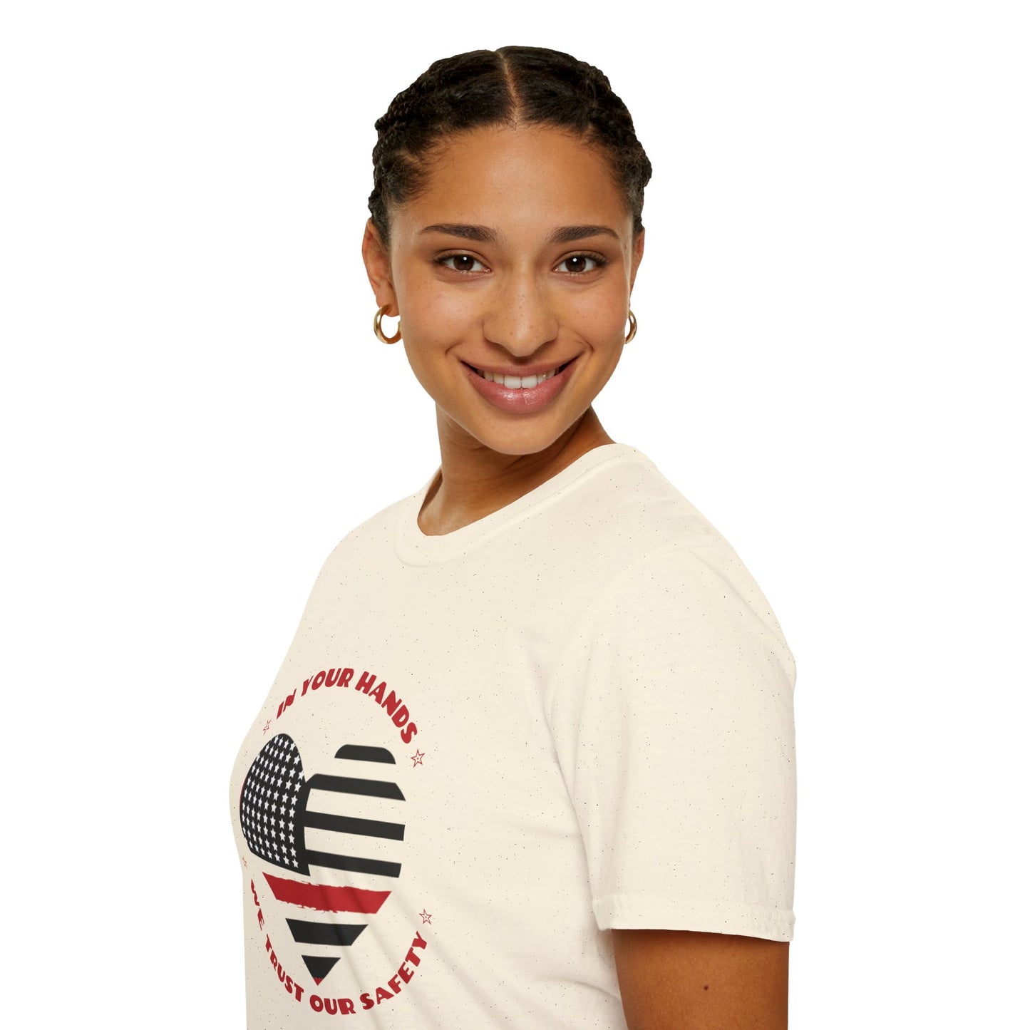 Firefighter Softstyle T-Shirt – In your hands, we trust our safety