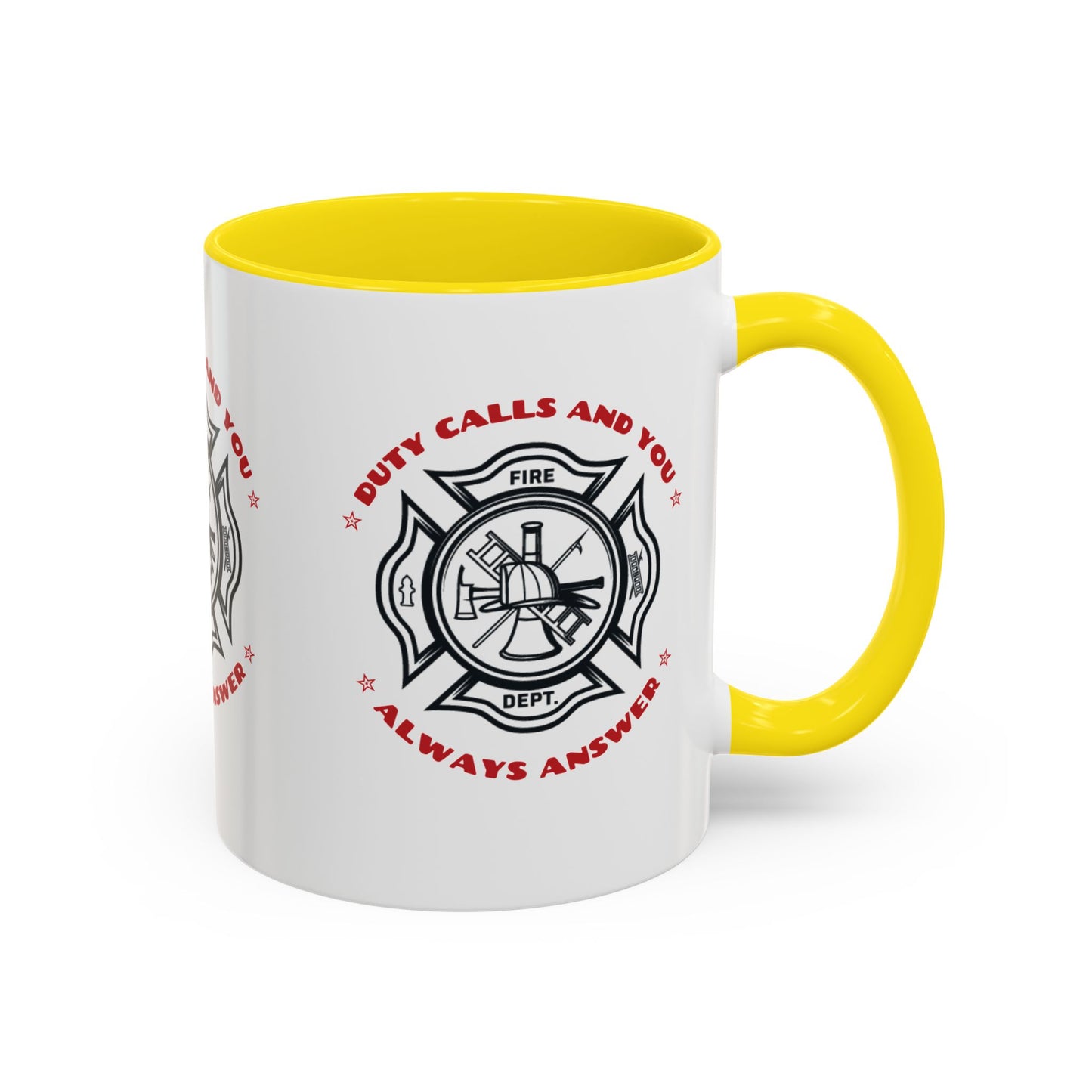 Firefighter Accent Coffee Mug – Duty calls, and you always answer